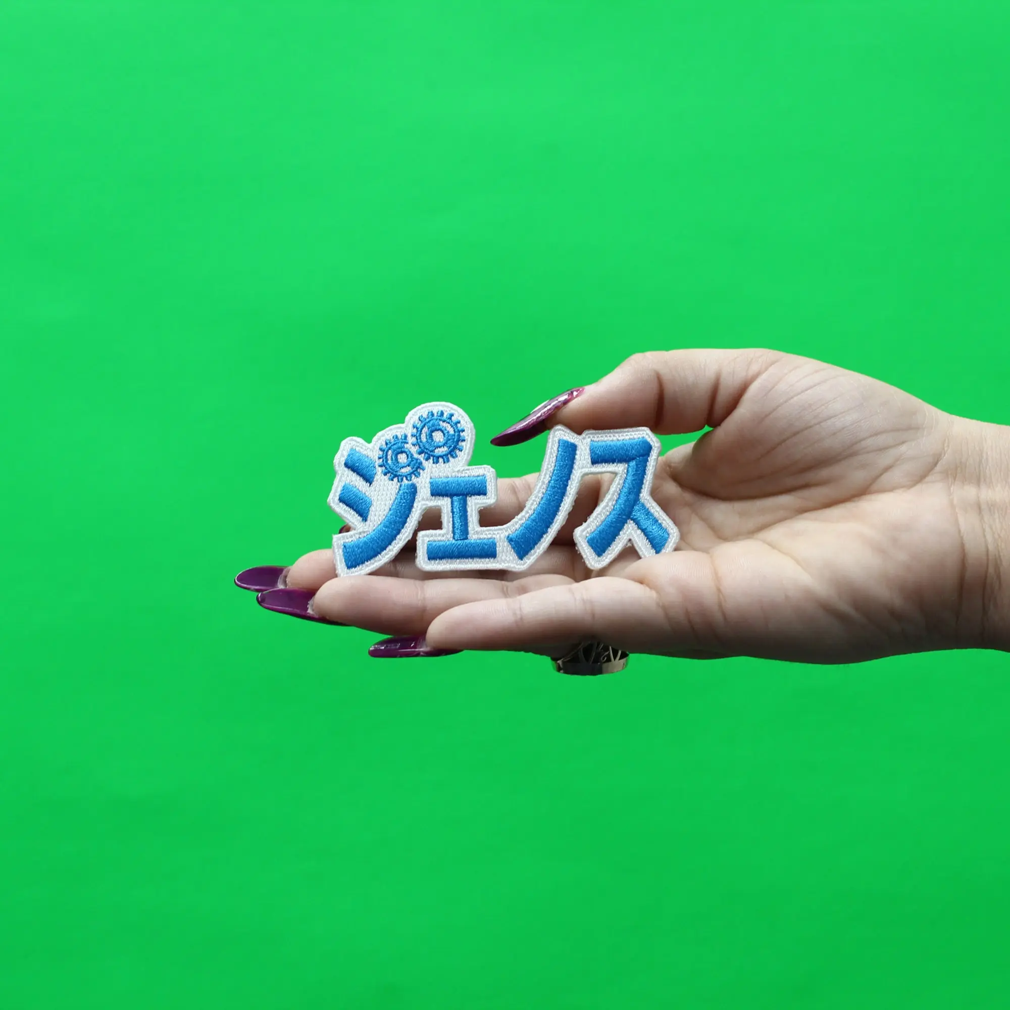 One Punch Man Genos Patch Icon Name Embroidered Iron On - Image 2