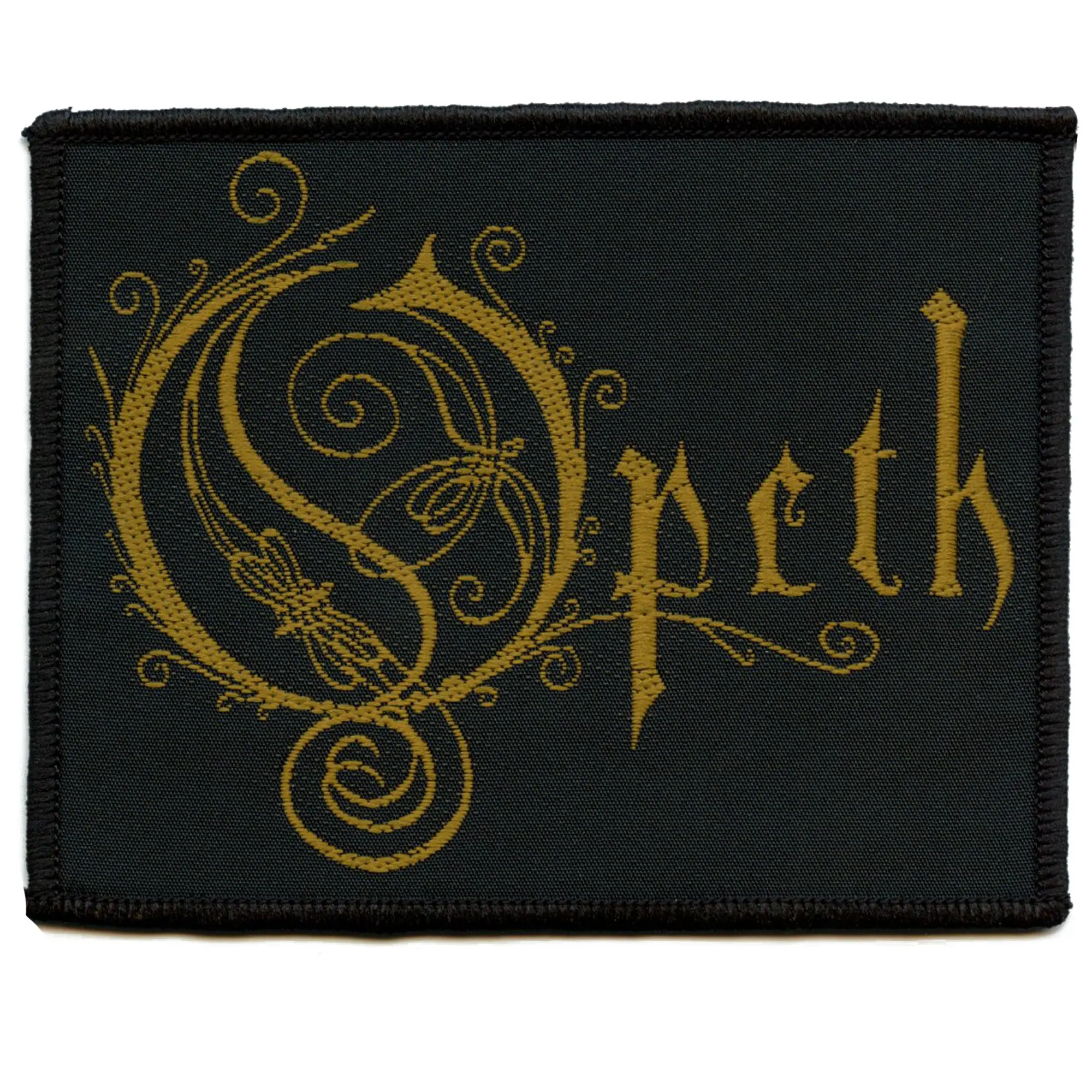 Opeth Standard Logo Patch Rock Band Music Woven Sew On