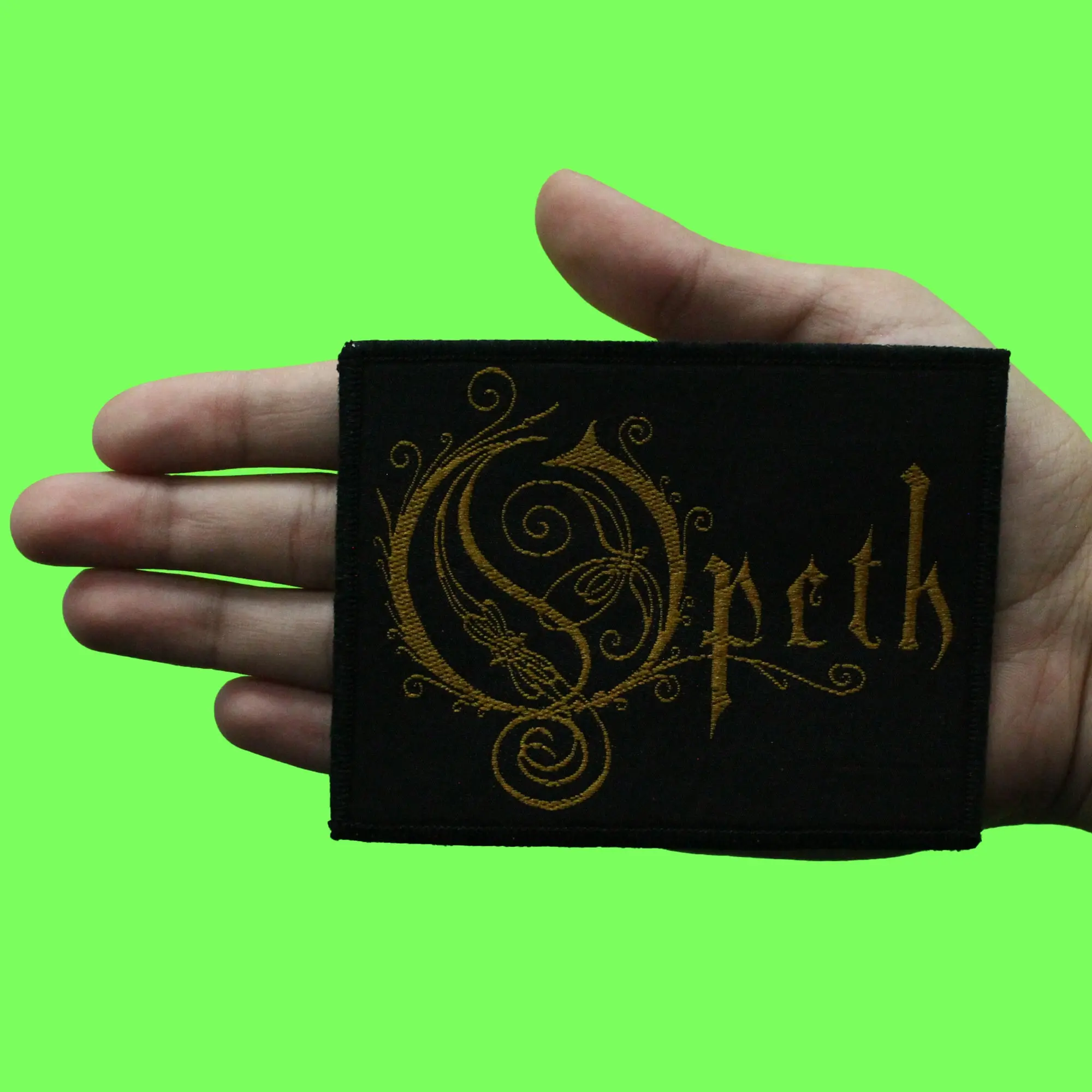 Opeth Standard Logo Patch Rock Band Music Woven Sew On - Image 2