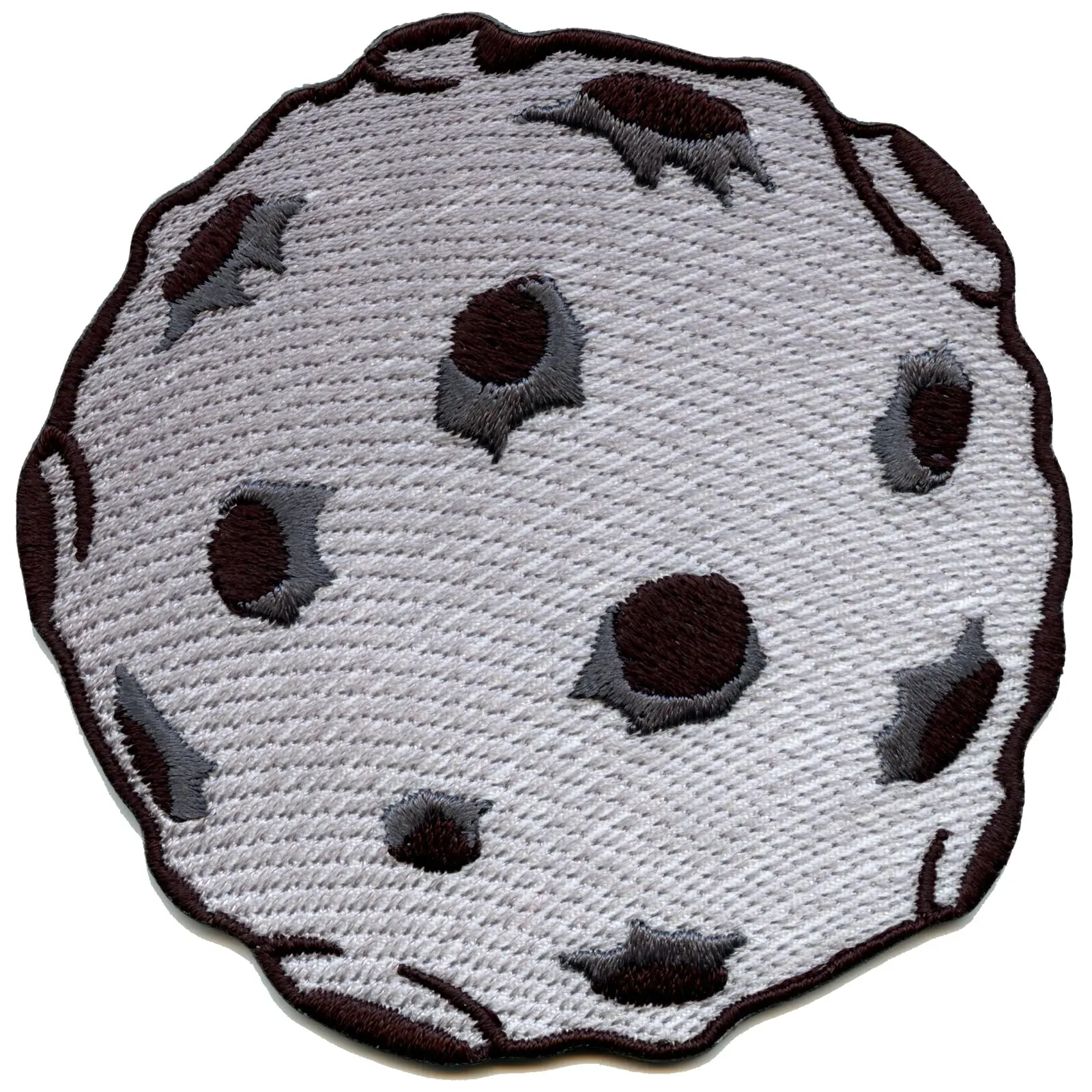 Outer Space Asteroid Iron On Embroidered Patch