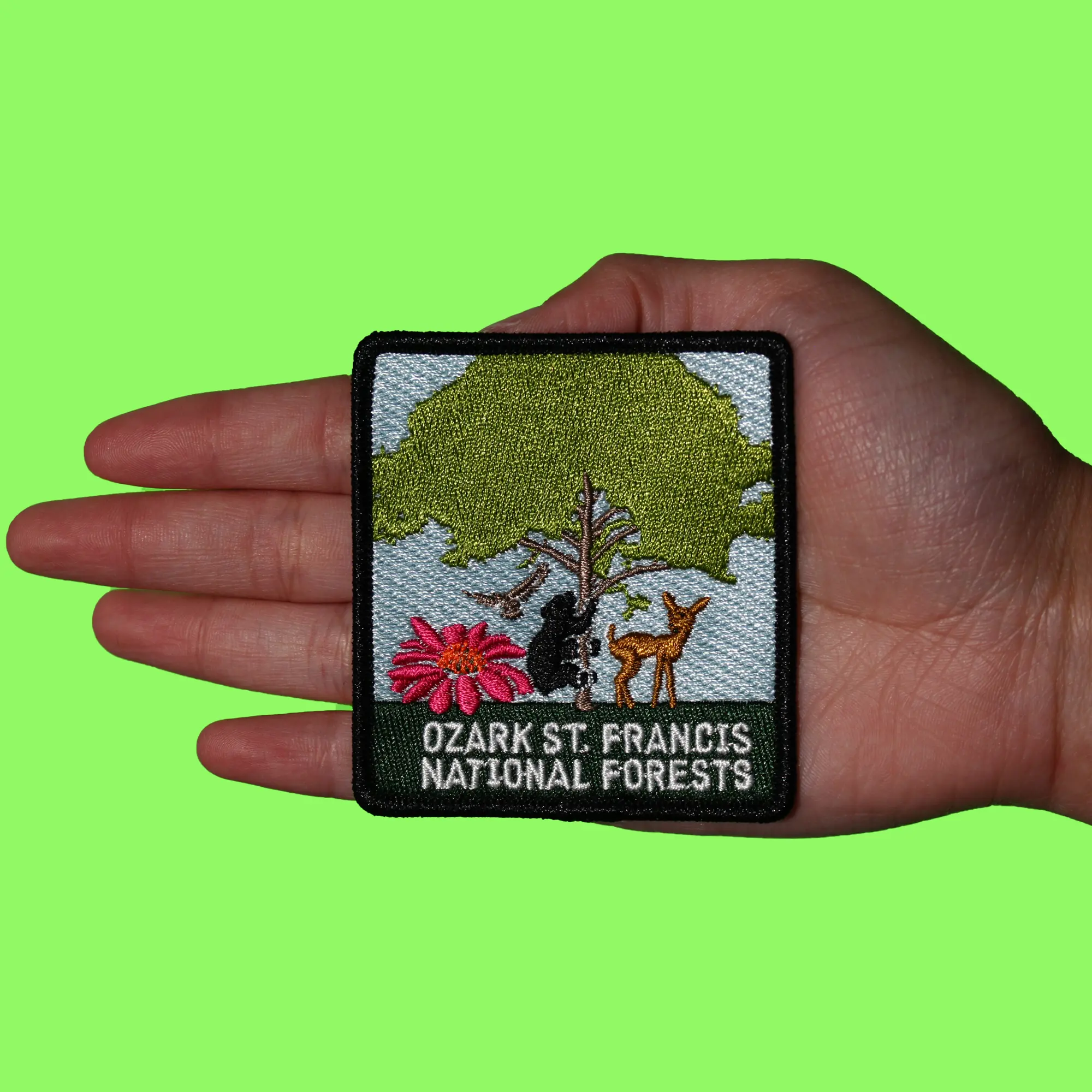 Ozark St. Francis National Forest Travel Patch Collectible Souvenir Embroidered Iron on - Image 3