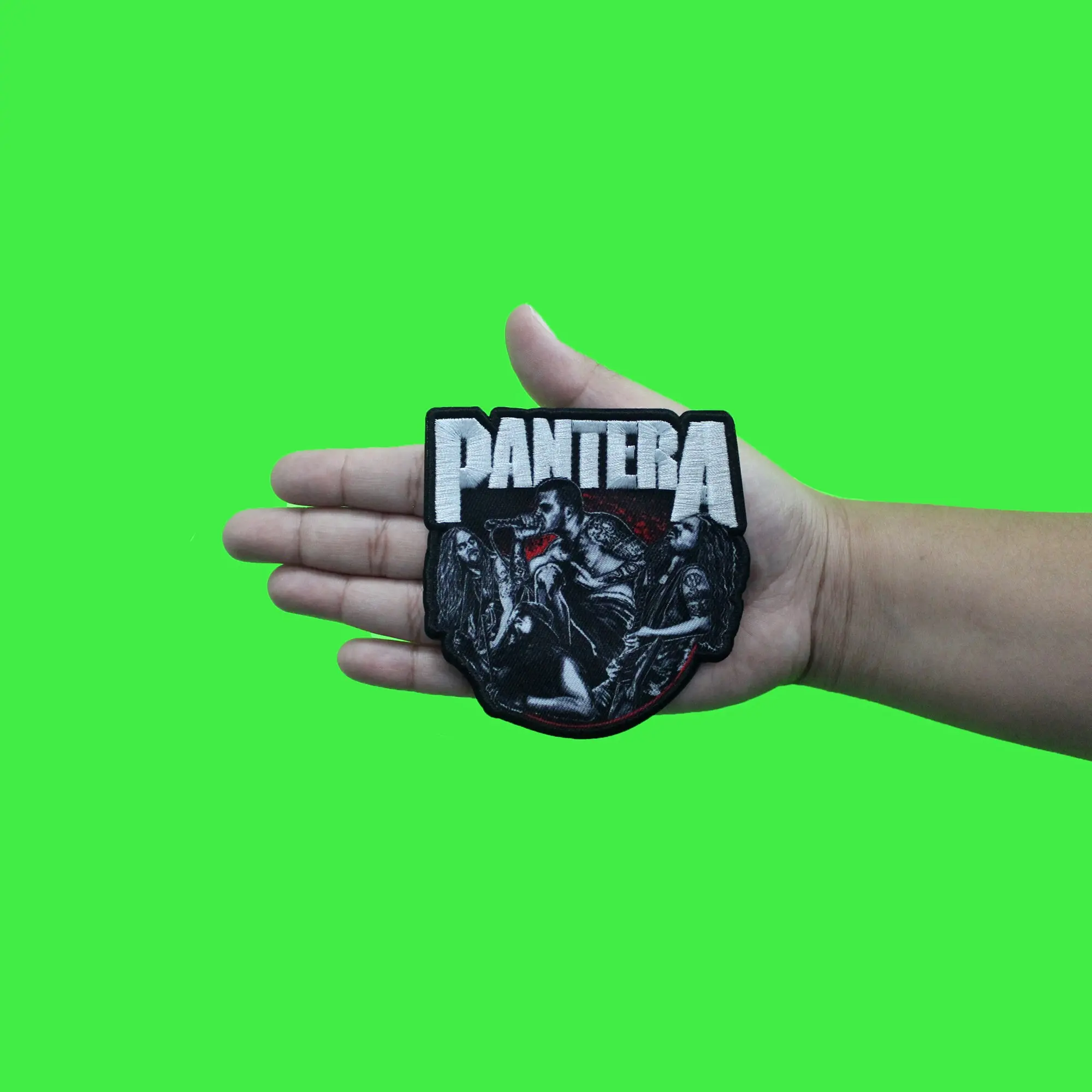 Pantera Vulgar Members Patch Arlington Rock Band Sublimated Embroidery Iron On - Image 2