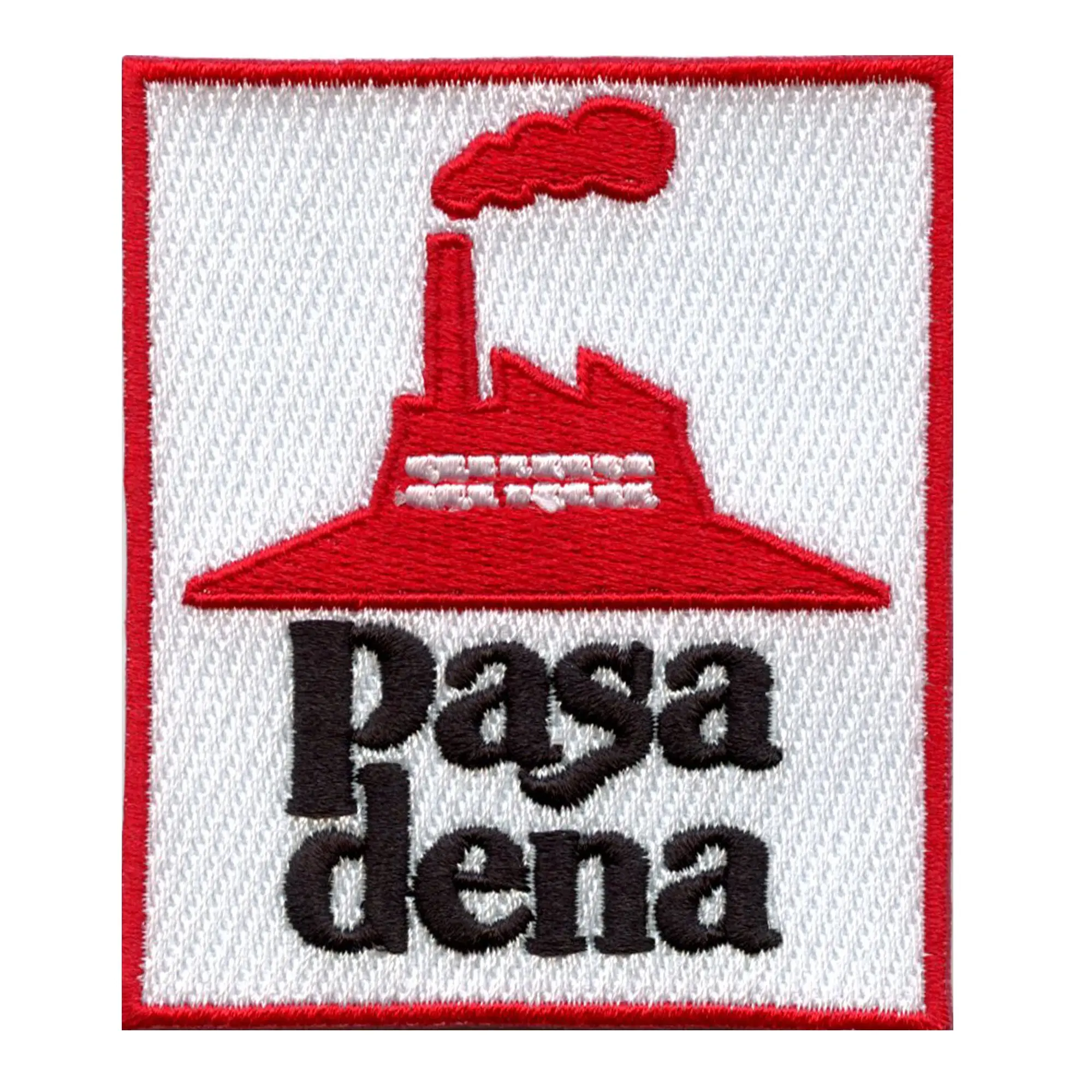 Houston Pasadena Hood Patch Pizza Parody Texas Embroidered Iron On - Image 2