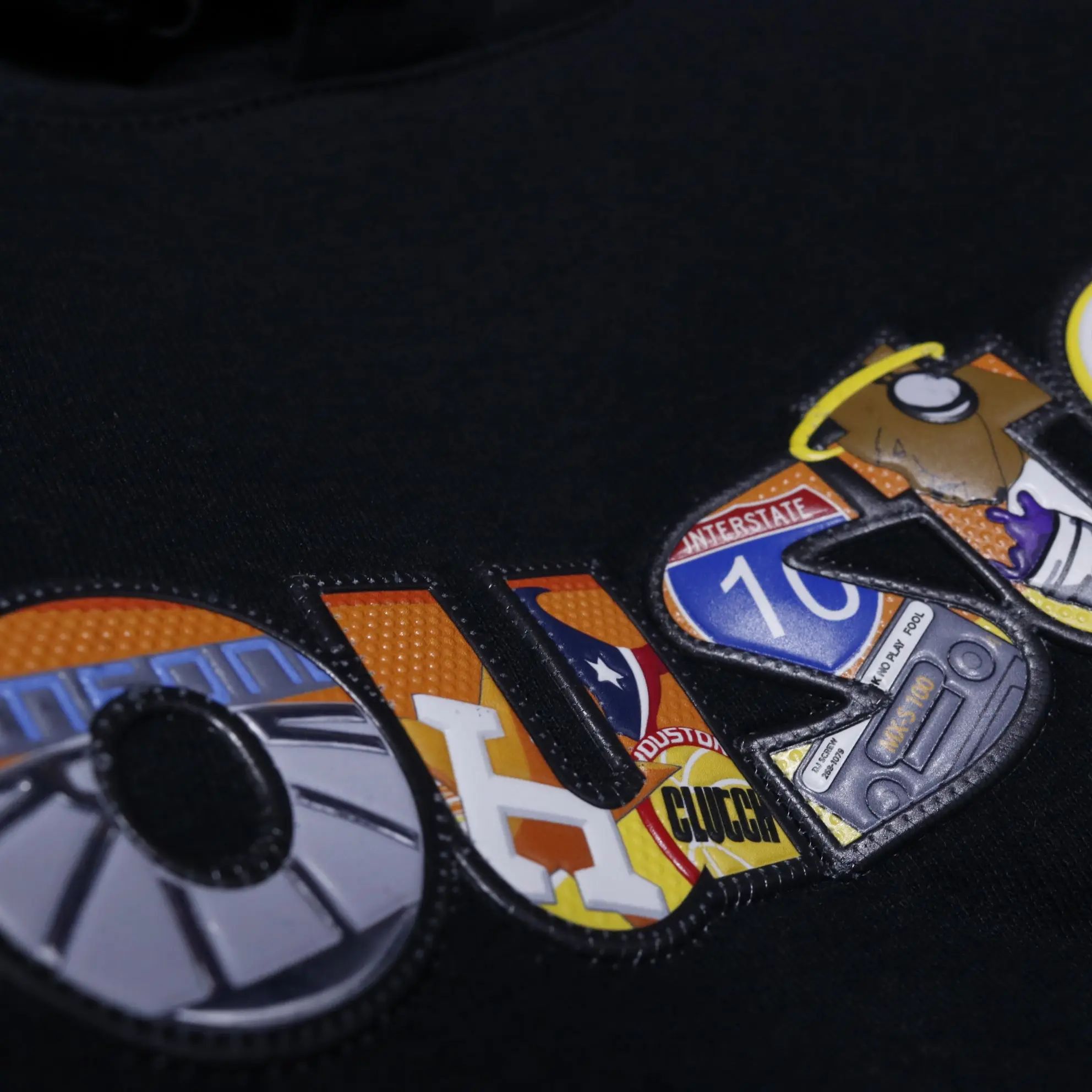 Patch Collection's Houston Texas Iconic Collage Unisex Hoodie - Image 3