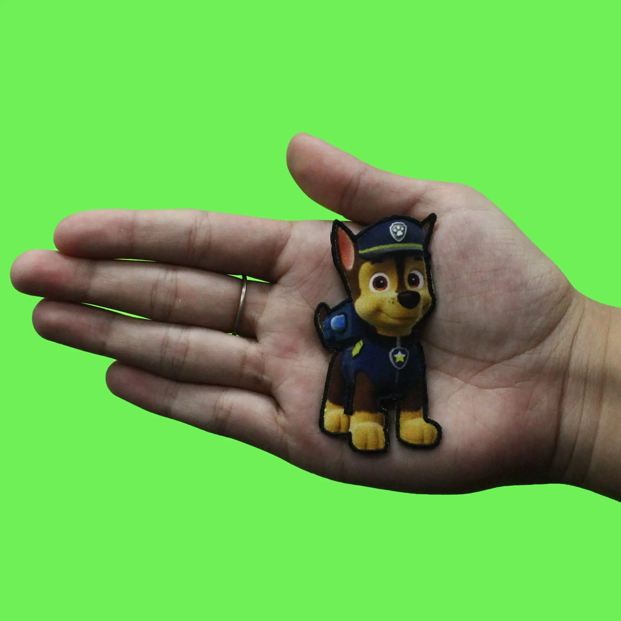 Paw Patrol Chase Patch Boys Rescue Cartoon Sublimated Iron On - Image 2