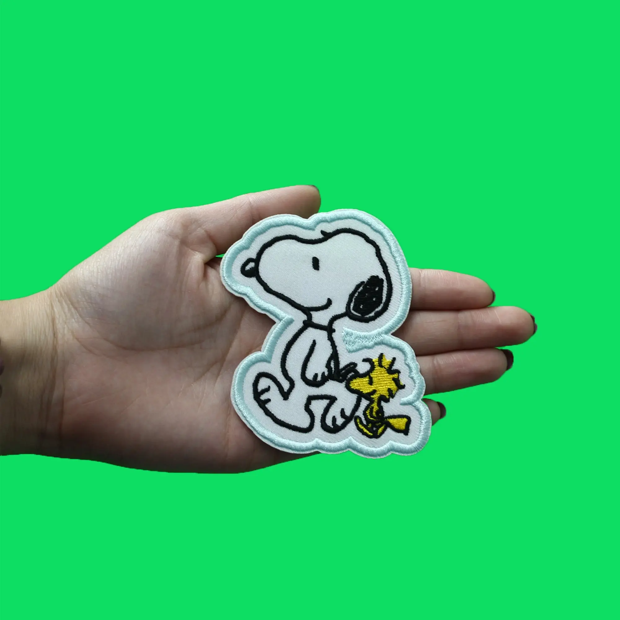 Peanuts Snoopy And Woodstock Patch Charlie Brown Embroidered Iron On - Image 2