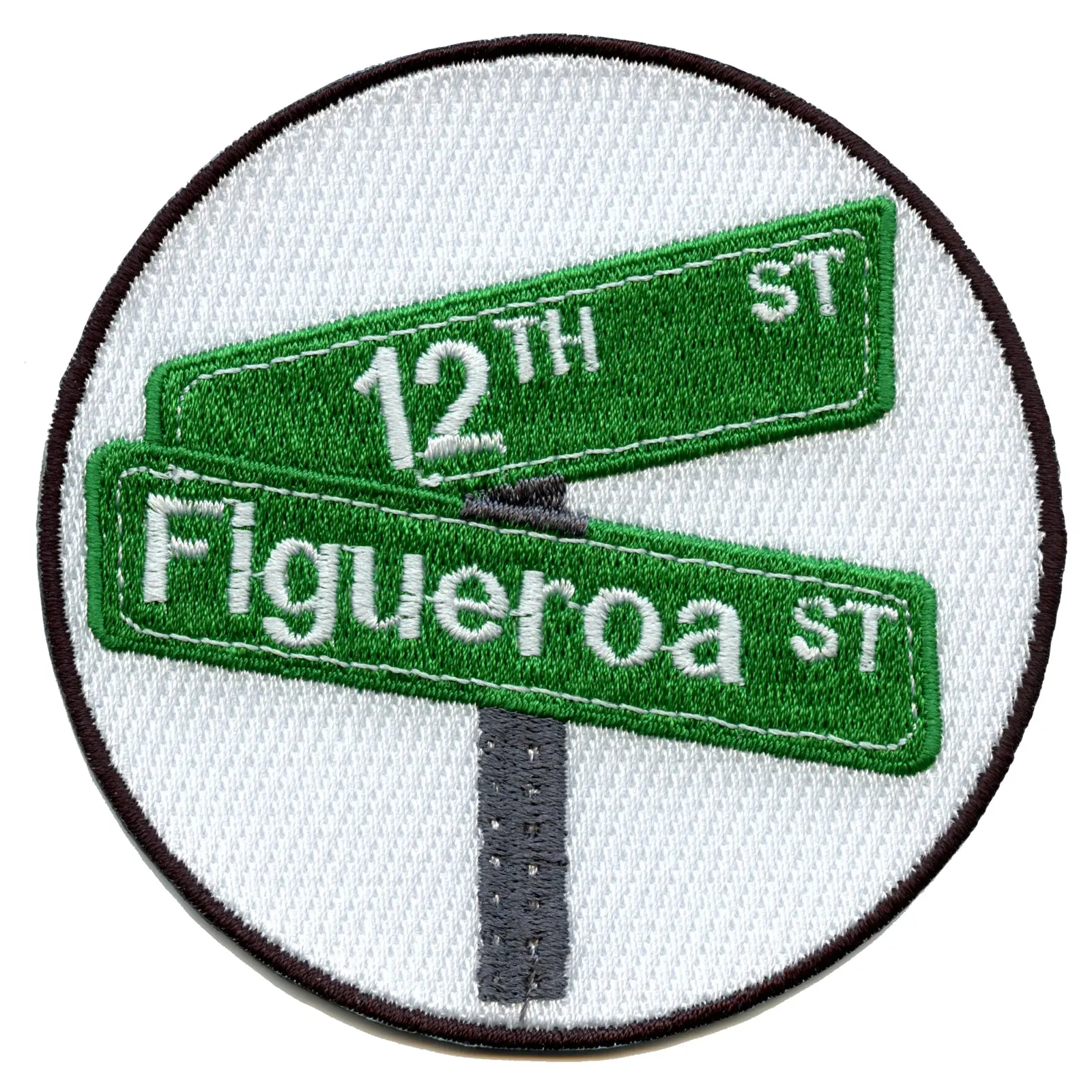 Personalized Customizable Crossing Street Signs Embroidered Iron On Patch - Image 3