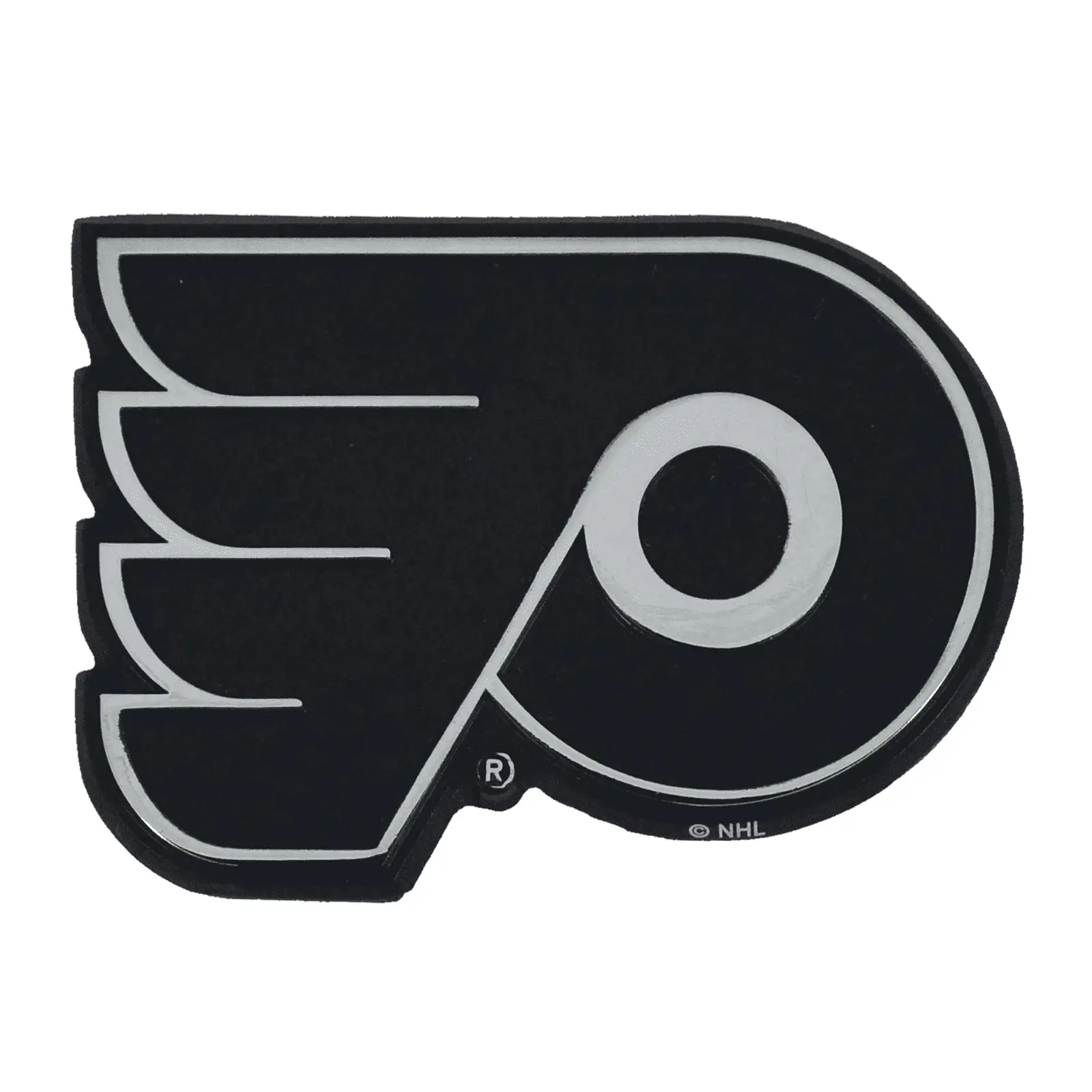 Philadelphia Flyers Auto Metal Emblem Chrome