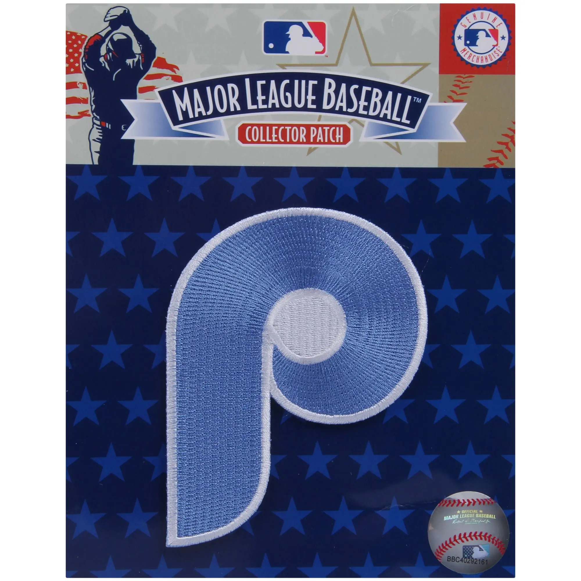 Philadelphia Phillies Fathers Day Blue Sleeve Jersey Patch