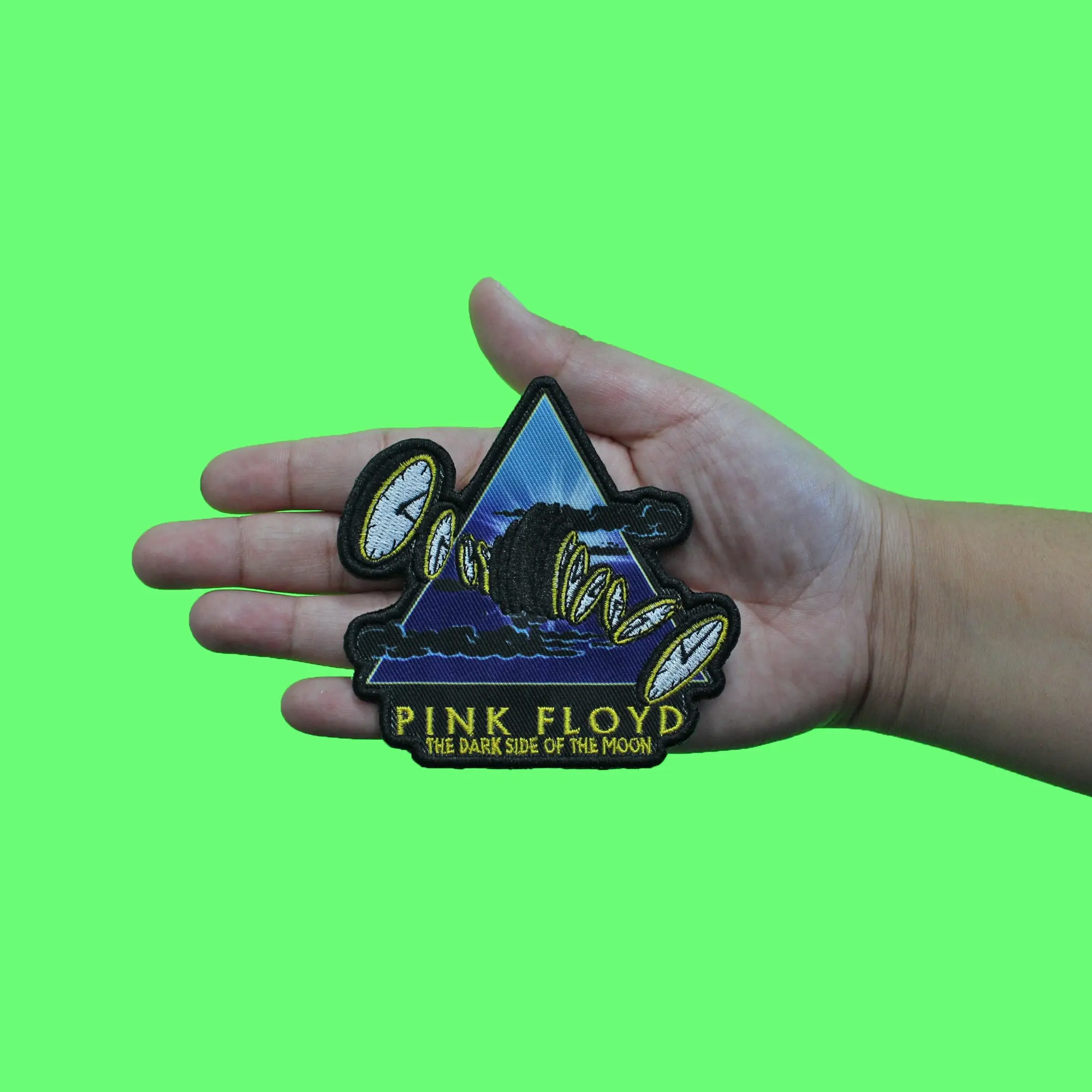 Pink Floyd Clock Time Laps Patch DSOTM Rock Psychedelic Sublimated Iron On - Image 2