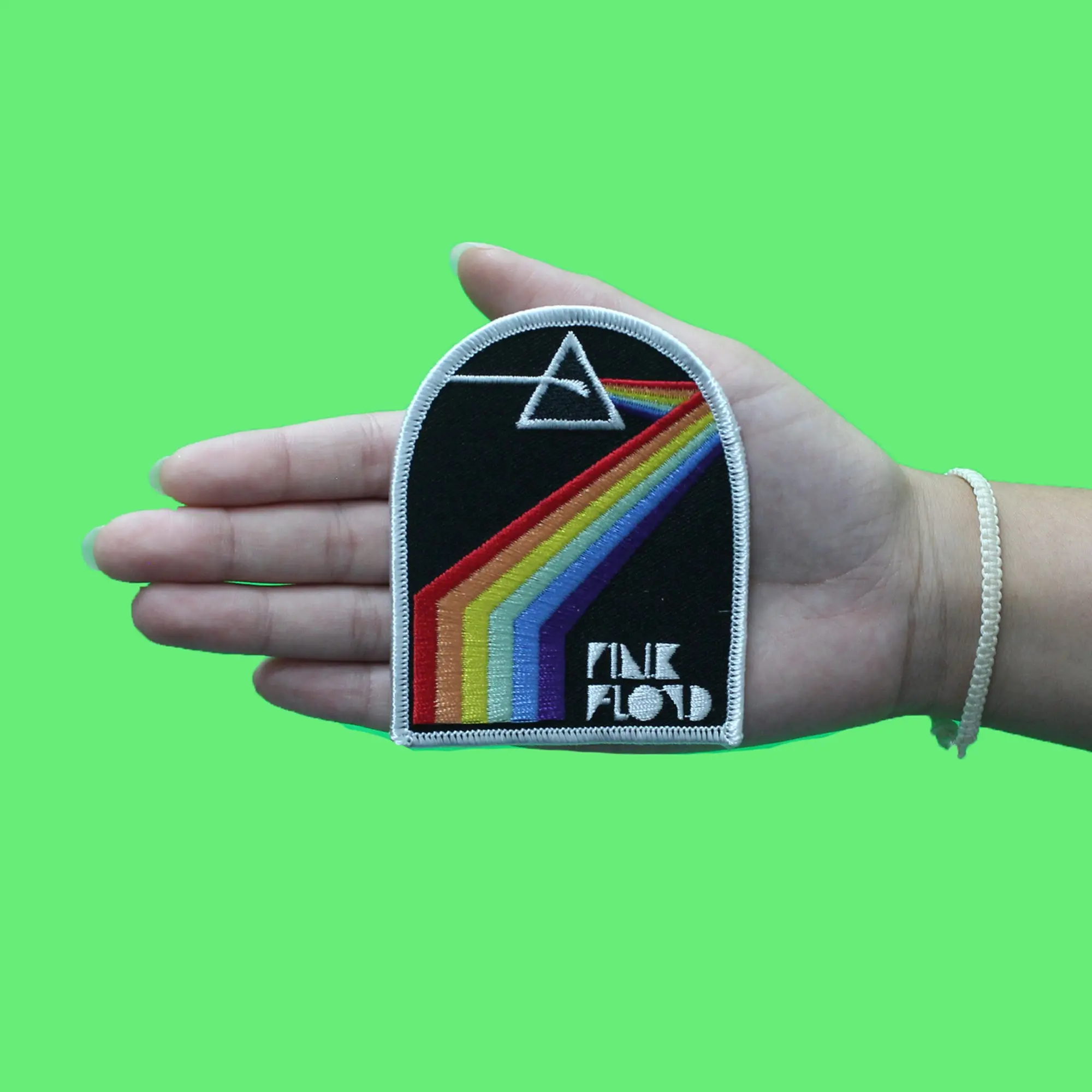 Pink Floyd Dark Side Of The Moon Patch Album Cover Embroidered Iron On - Image 2