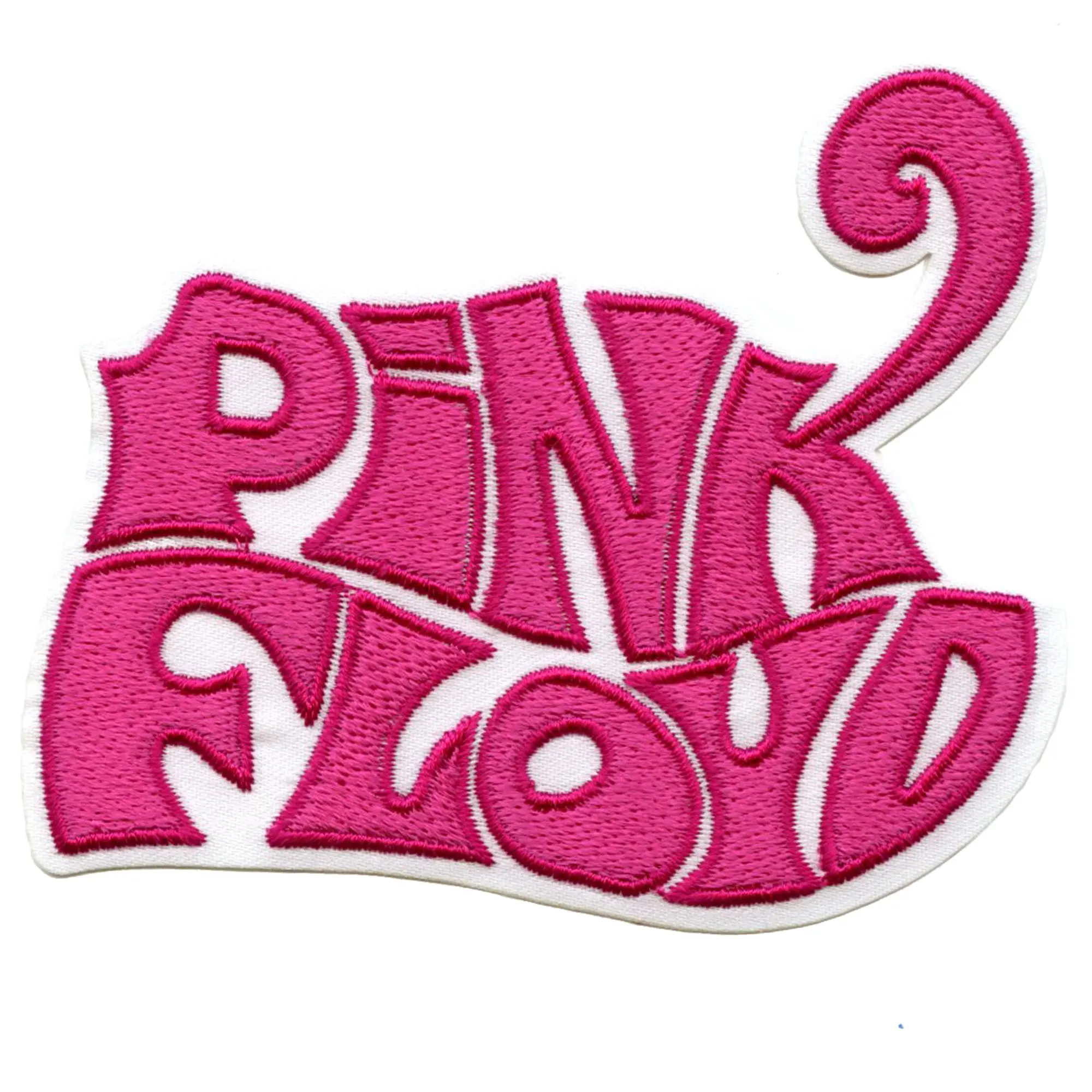 Pink Floyd Logo Patch Funky Pink Groovy Embroidered Iron On