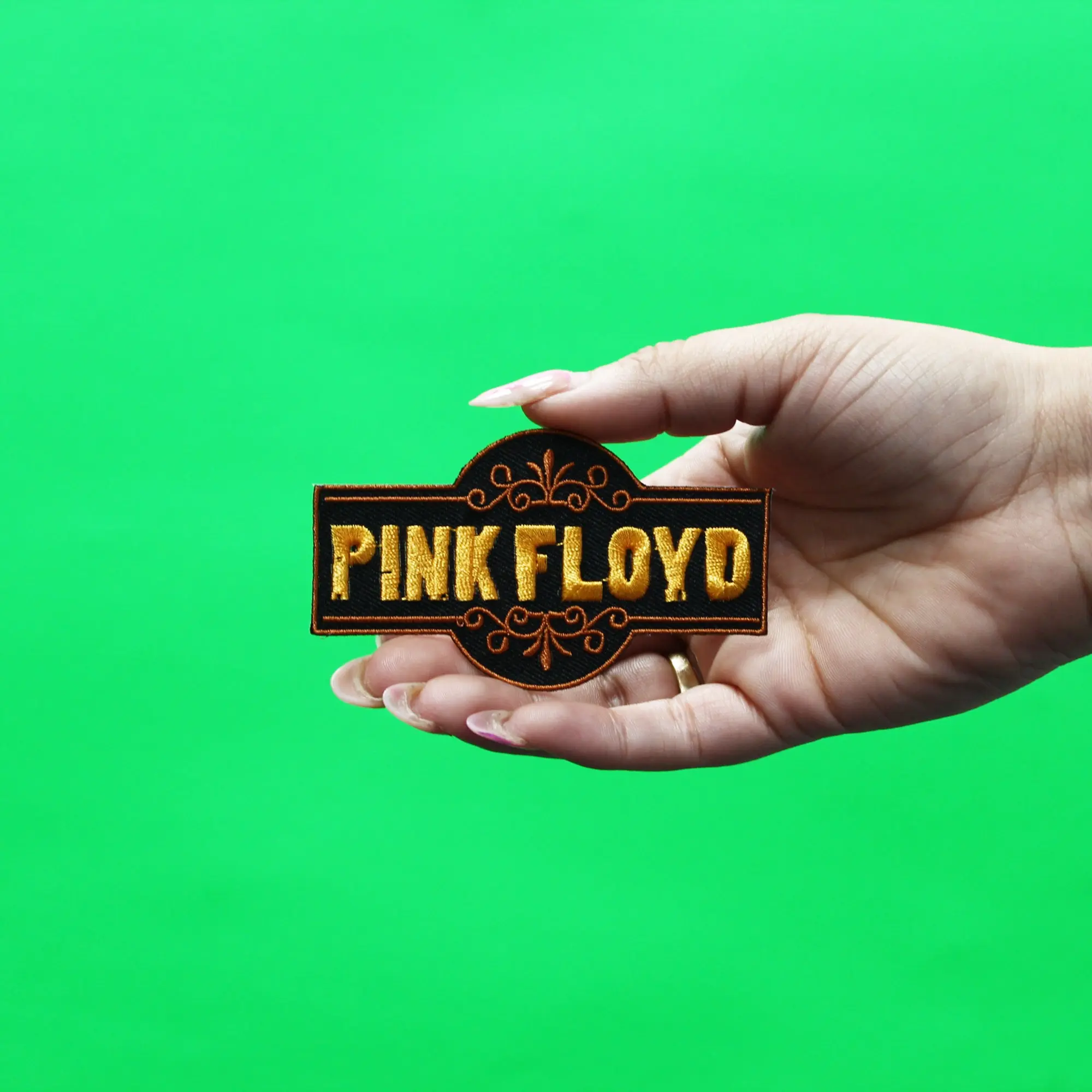 Pink Floyd Patch Fancy Logo Embroidered Iron On - Image 2