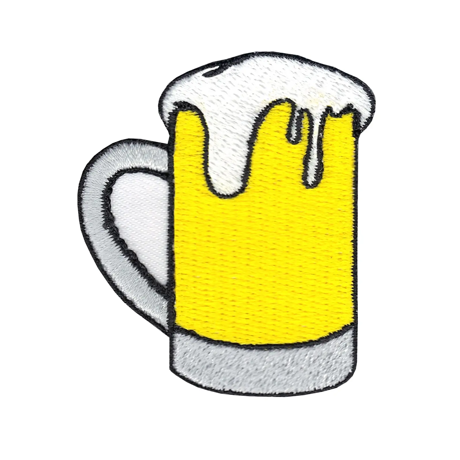 Pint Of Beer Mug Iron On Applique Patch