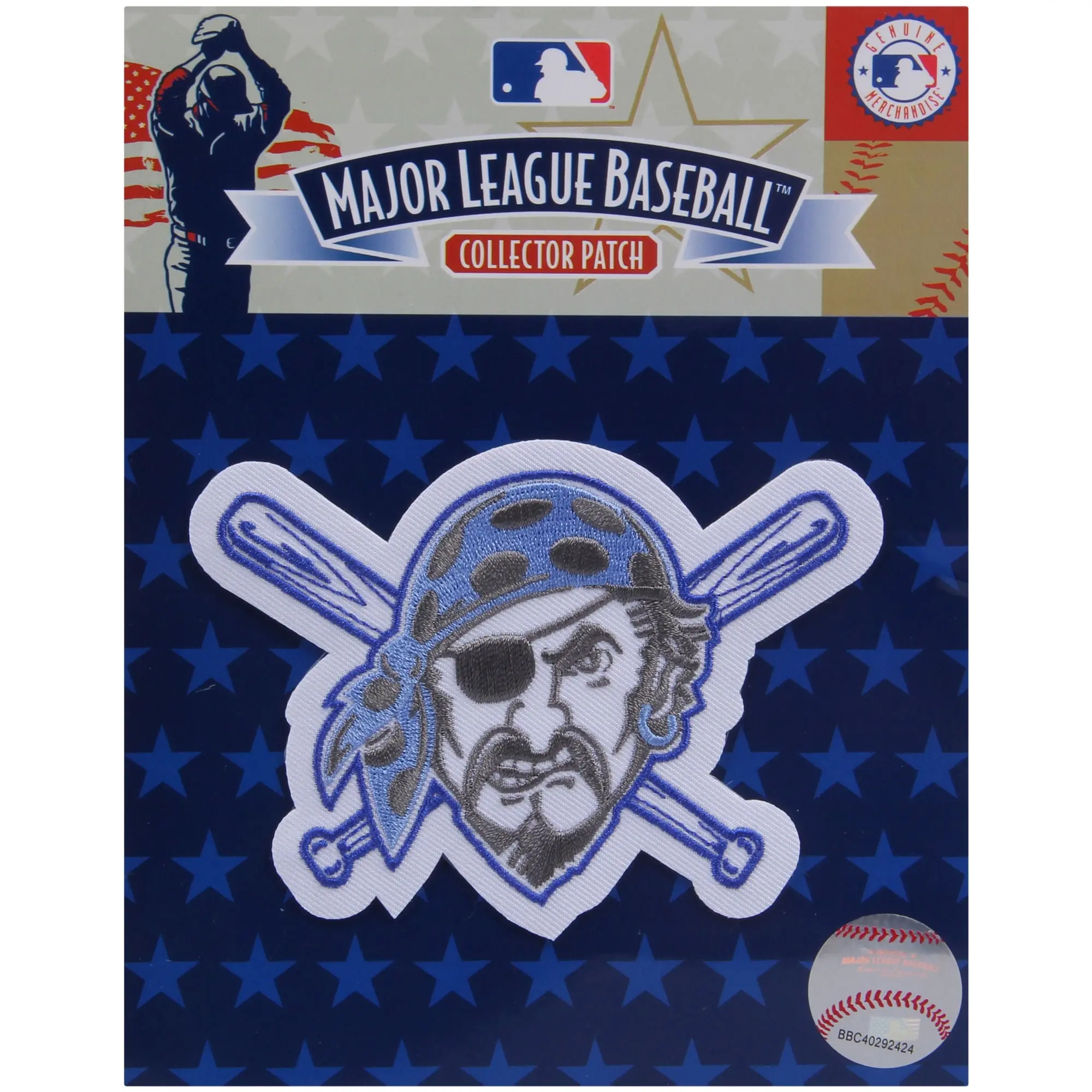 Pittsburgh Pirates Fathers Day Blue Sleeve Jersey Patch