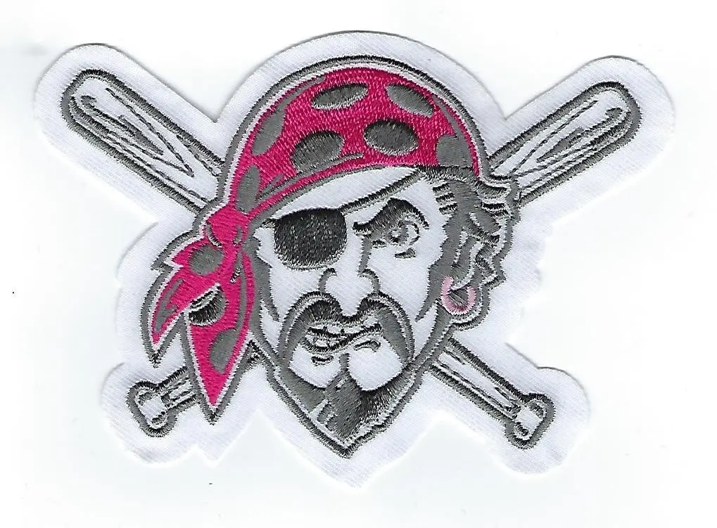 Pittsburgh Pirates Mothers Day Pink Sleeve Jersey Patch