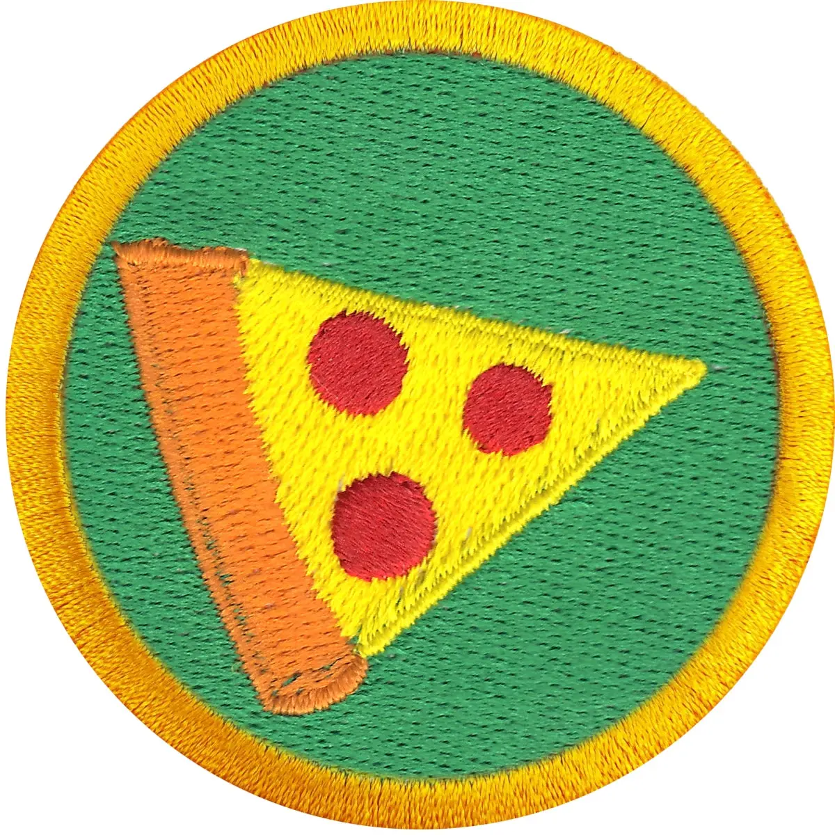 Pizza Baking Wilderness Scout Merit Badge Iron on Patch