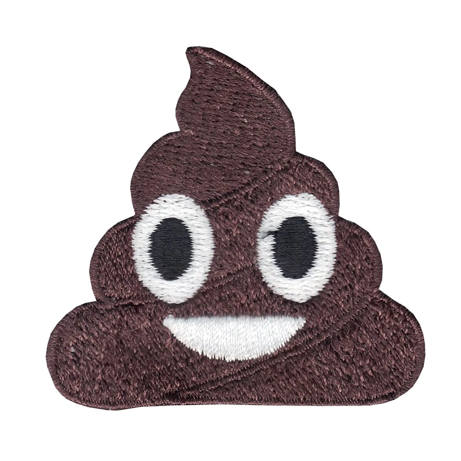 Poop Embroidered Iron On Patch