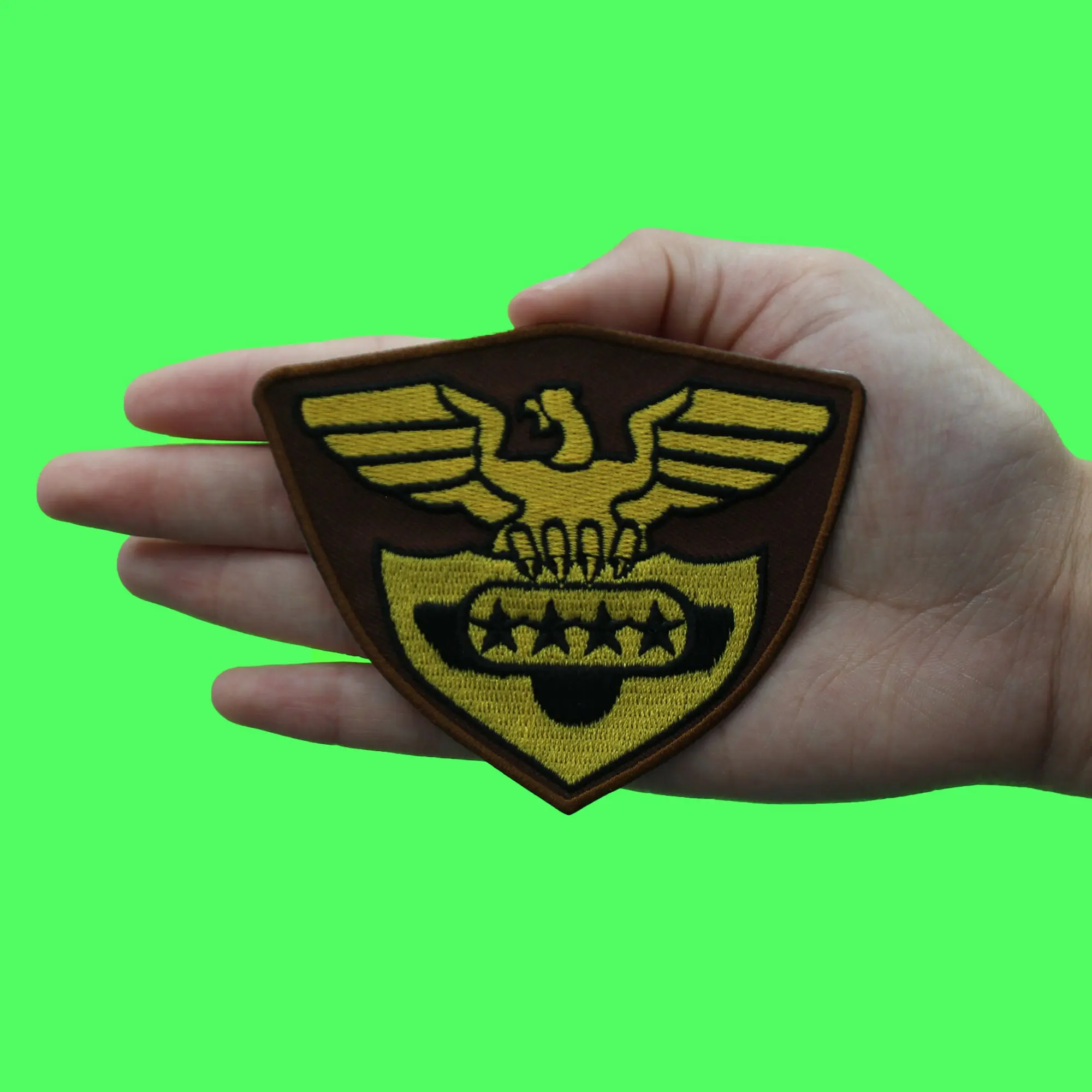 Pops Trippin Shipping Man Patch Comedy Parody Movie Embroidered Iron On - Image 2