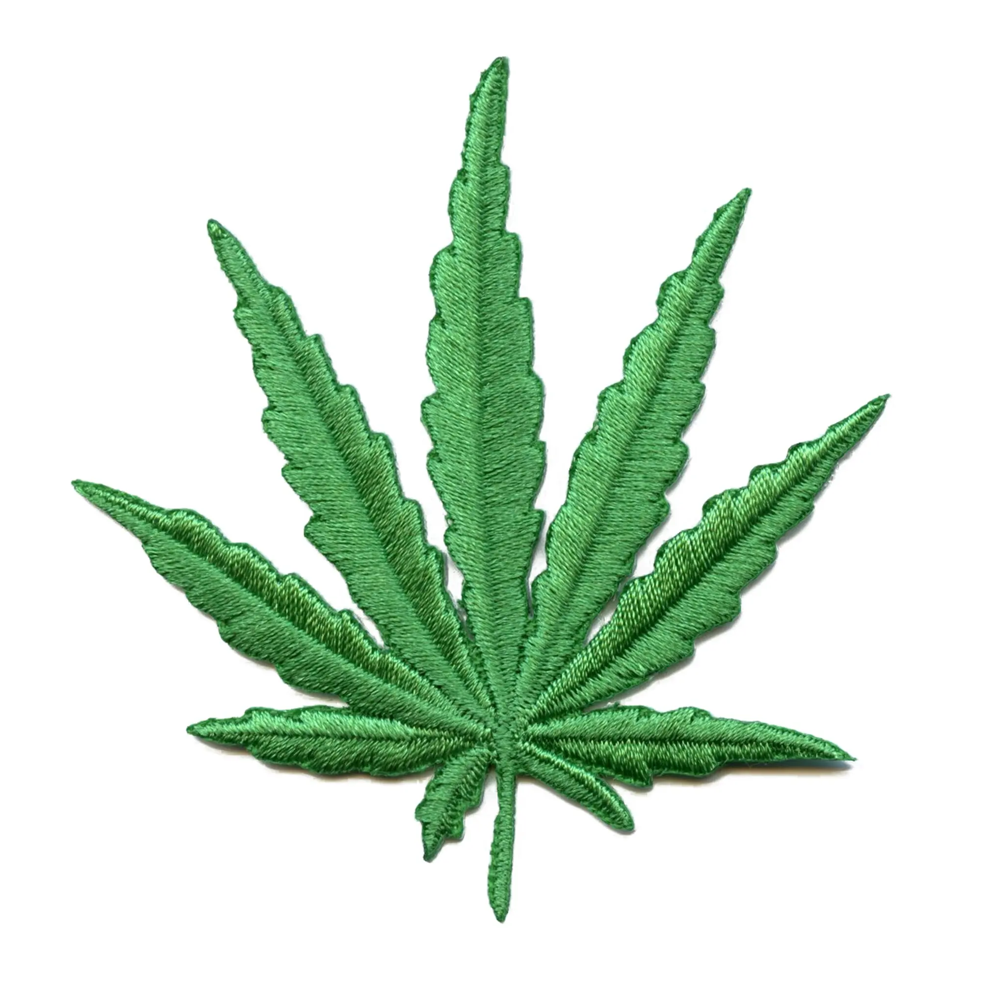 Pot Leaf Patch Weed Embroidered Iron On