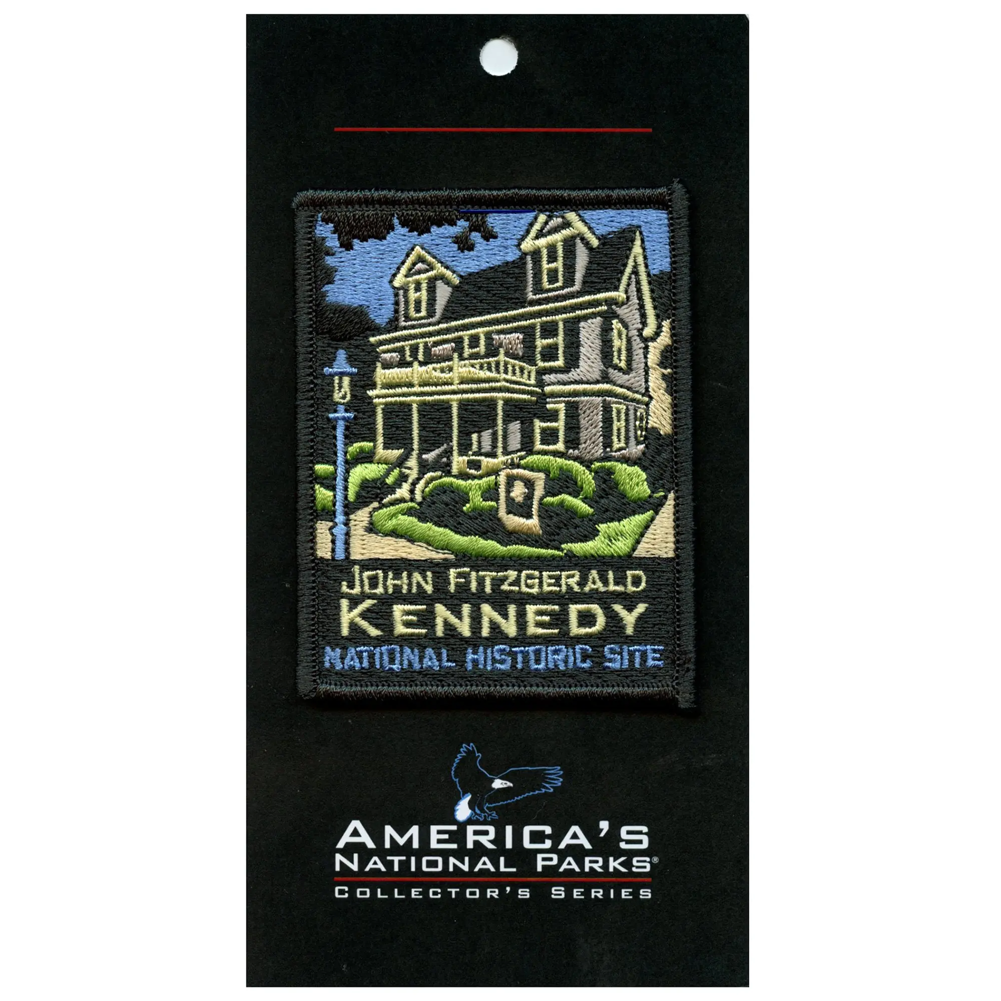 President John Kennedy National Historic Site Patch Travel Home Embroidered Iron On - Image 2