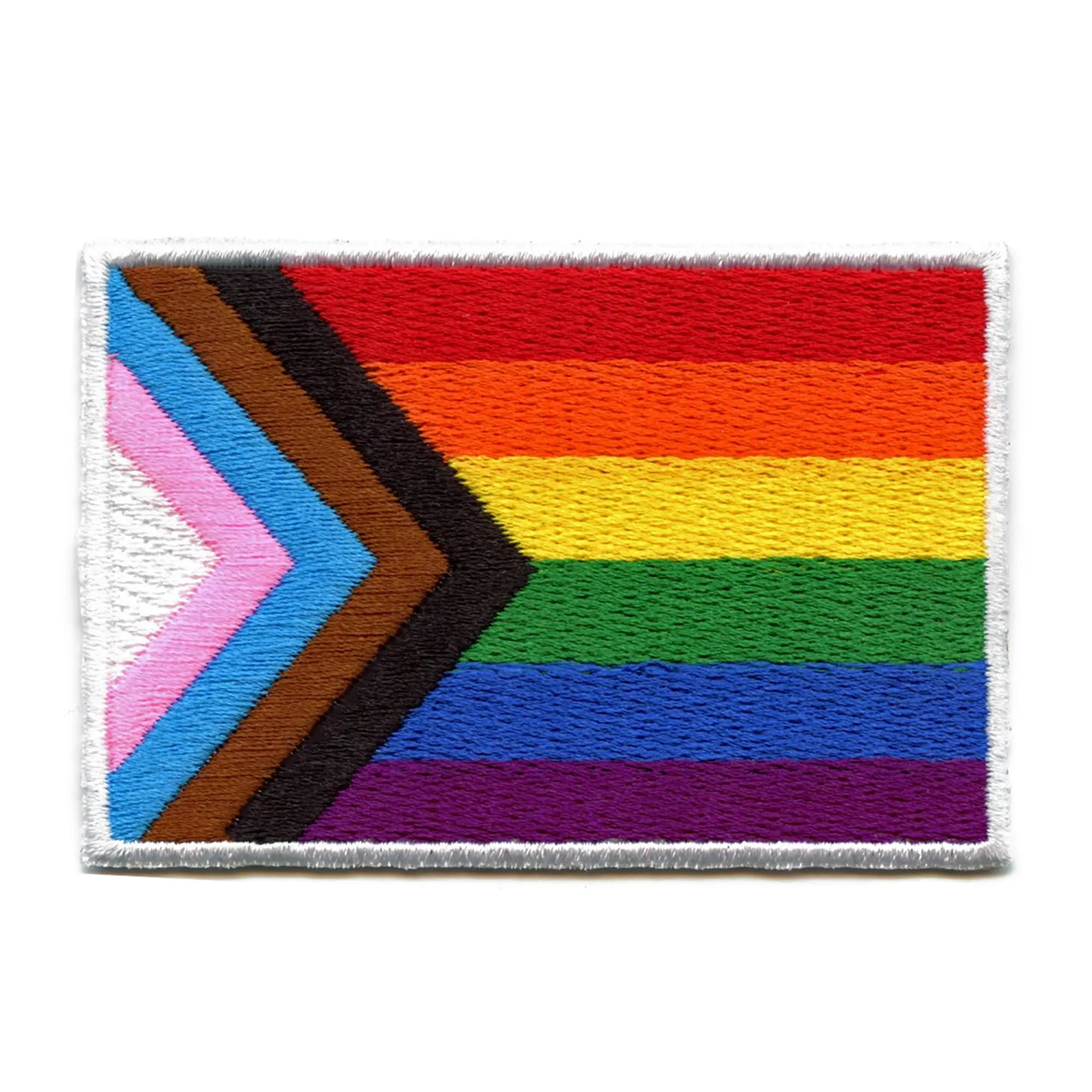 All Inclusive Pride Flag Patch LGBTQ+ Community Embroidered Iron-On