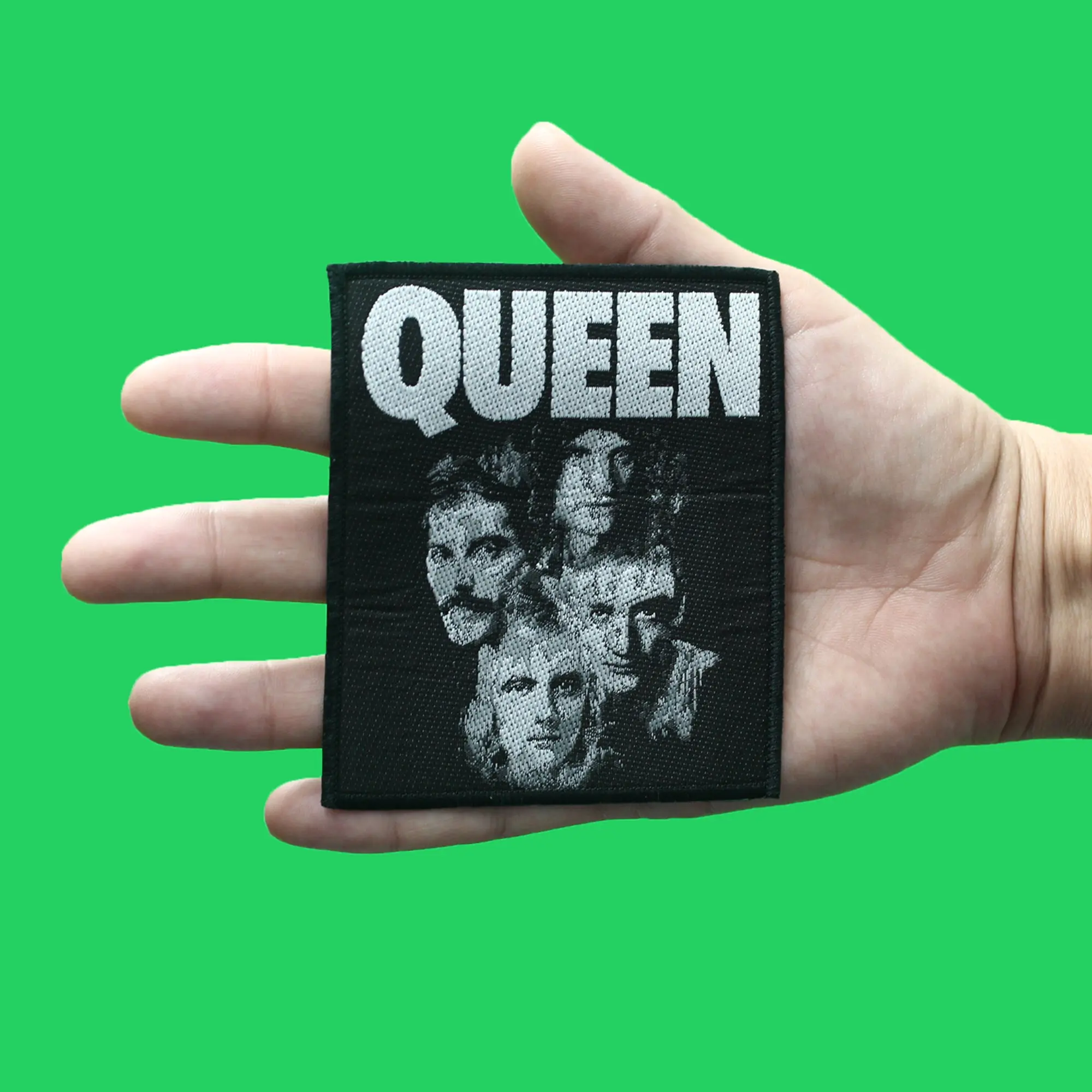 Queen Band Faces Patch Classic British Rock Woven Sew On - Image 3