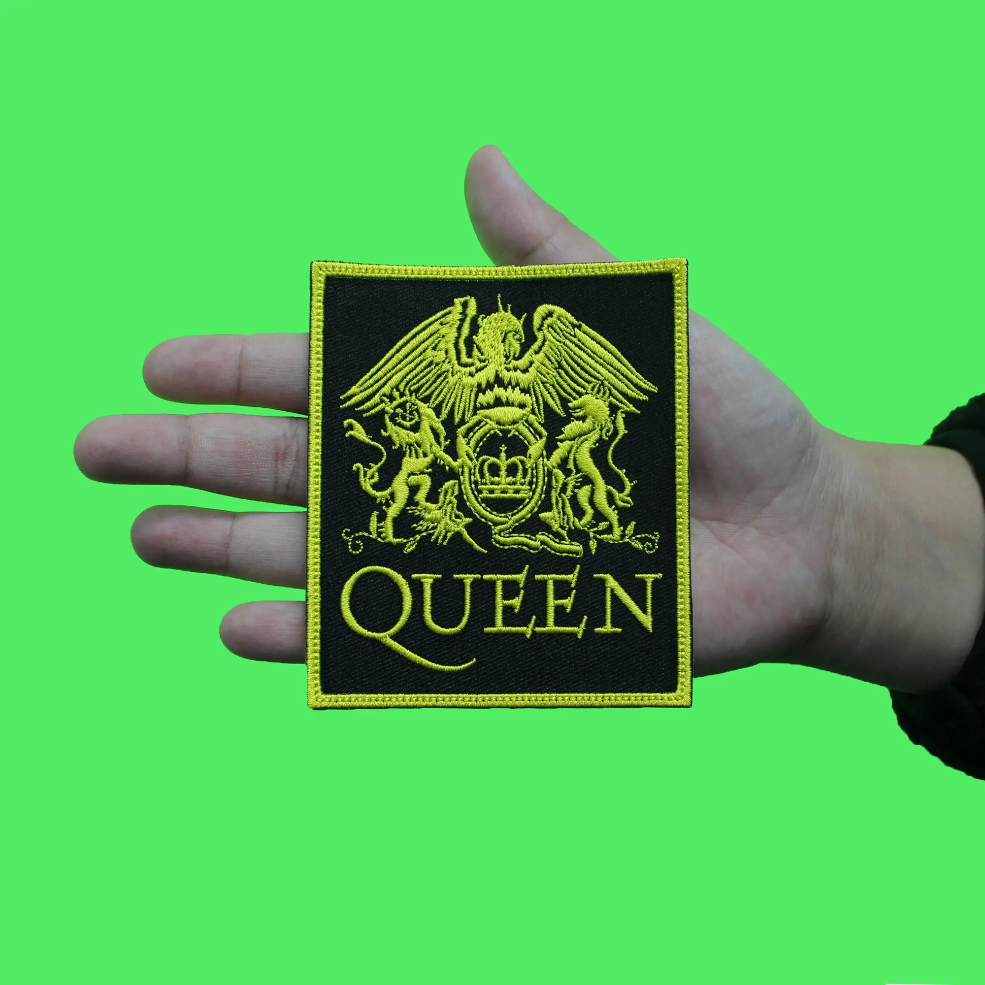 Queen Classic Crest Patch British Box Rock Embroidered Iron On - Image 2