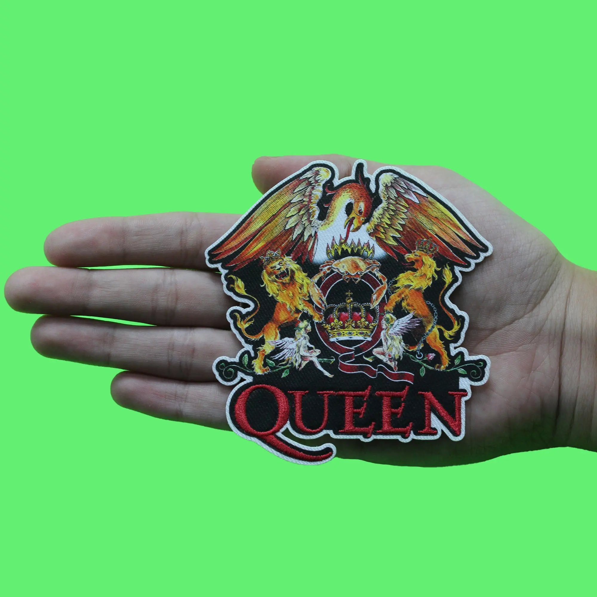 Queen Color Crest Patch Freddie Mercury Rock Sublimated Iron On - Image 2
