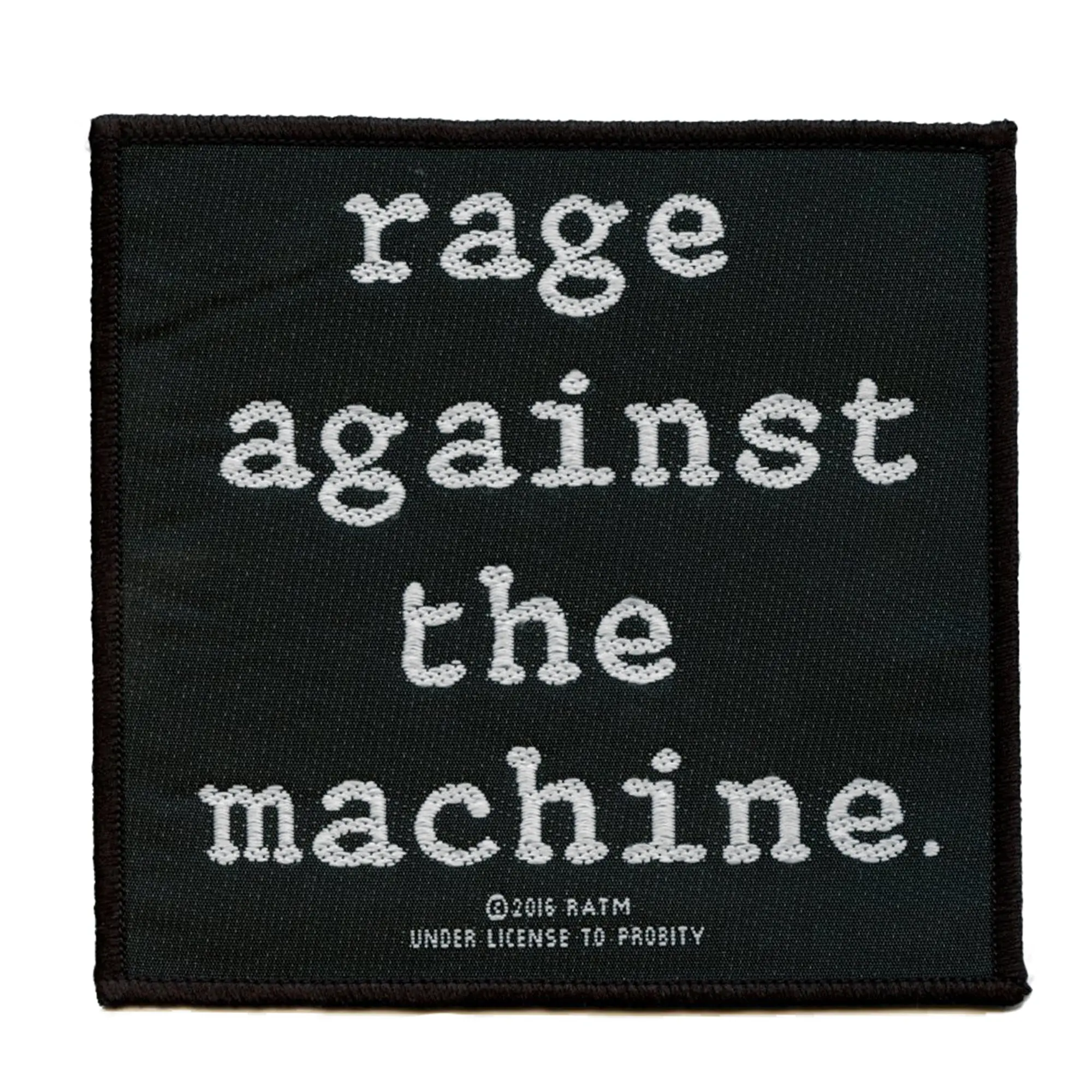 Rage Against The Machine Logo Patch Heavy Metal Woven Sew On