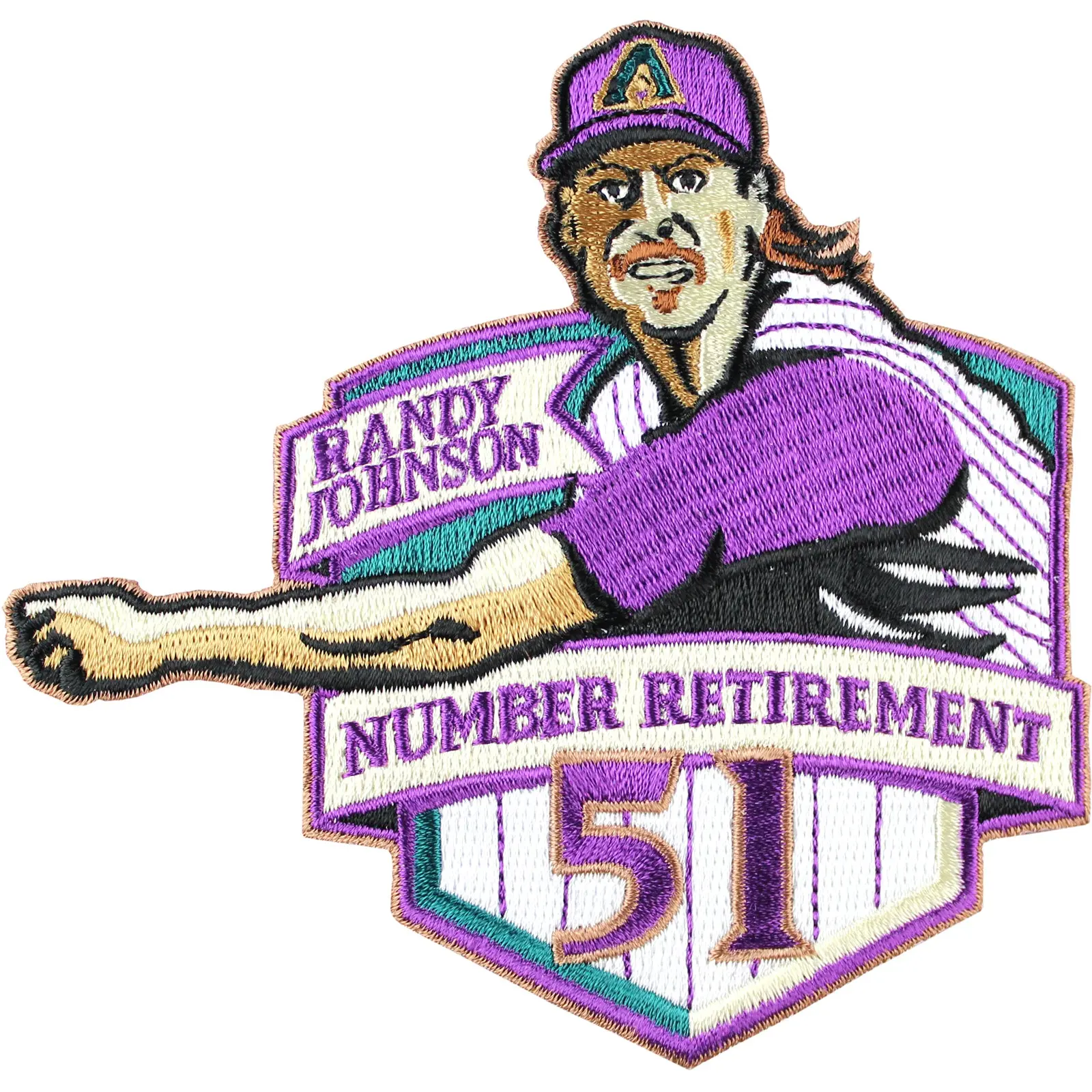 Randy Johnson Arizona Diamondbacks #51 Team Retirement Jersey Patch (2015)