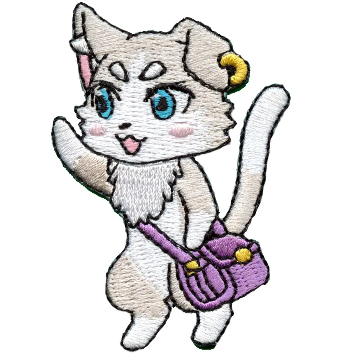 RE: Zero Cat Waiving Patch Anime Pack Icon Embroidered Iron On