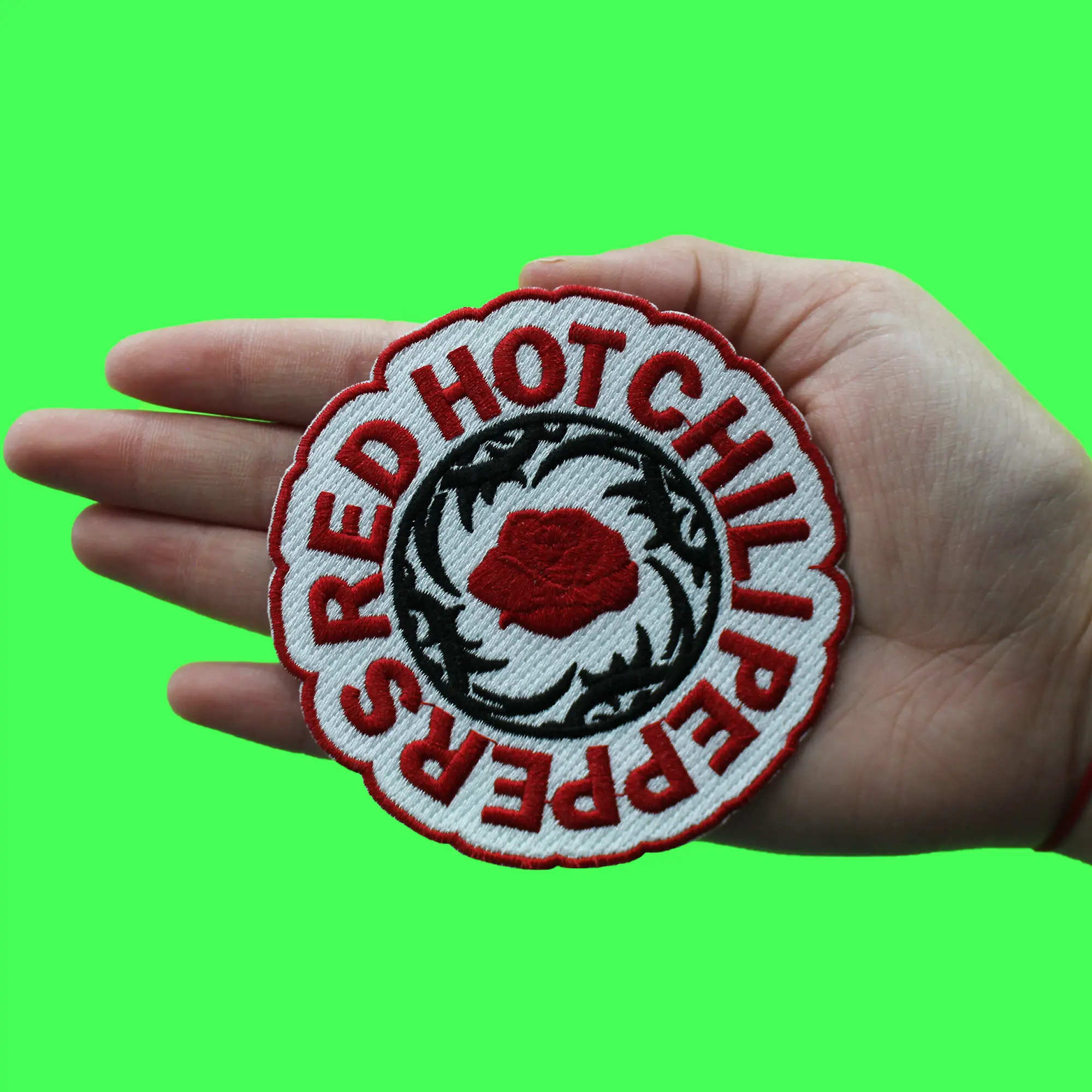 Red Hot Chili Peppers Patch Blood/Sugar/Sex/Magic California Band Embroidered Iron On - Image 2