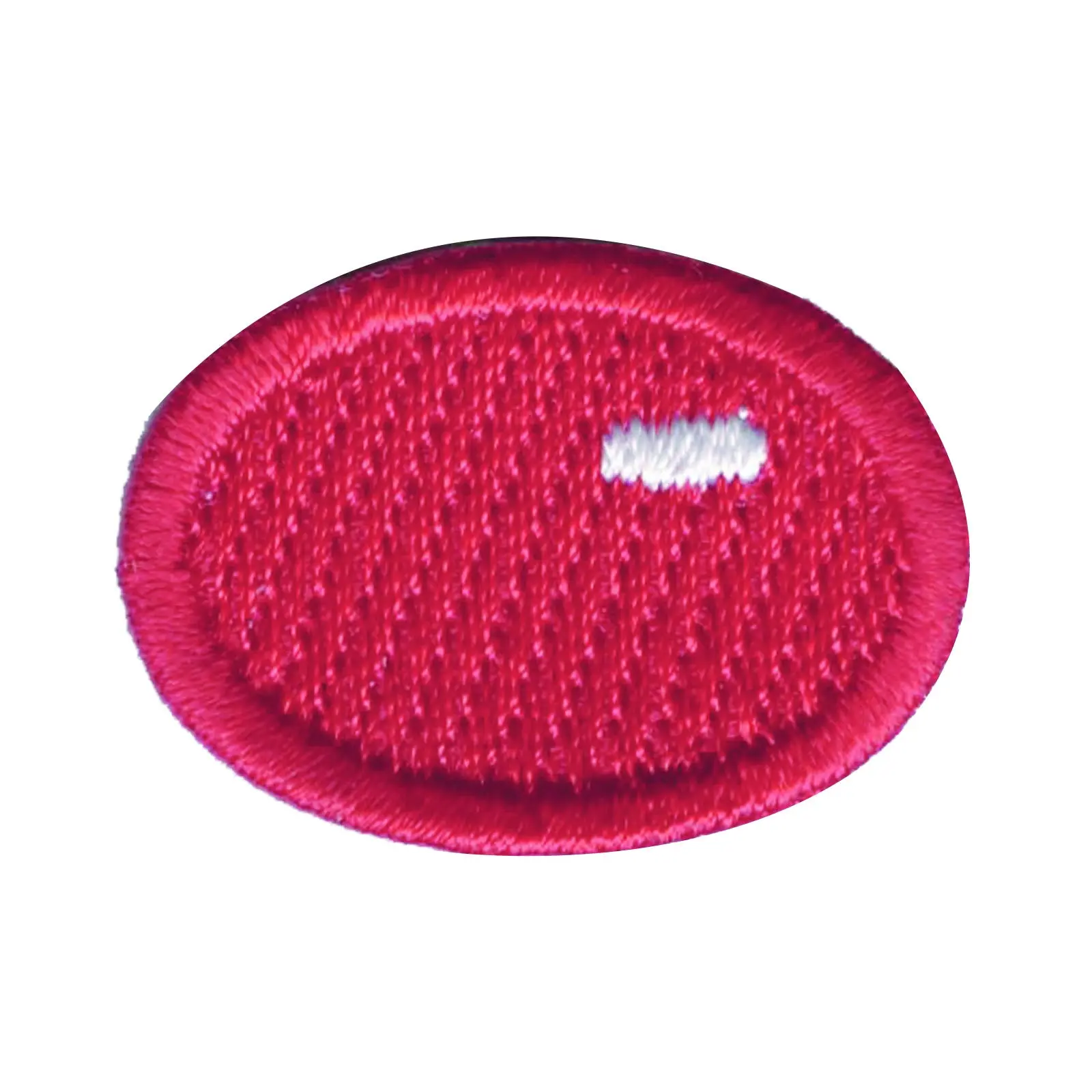 Red Nose Embroidered Iron On Patch 1 of 8 Pieces