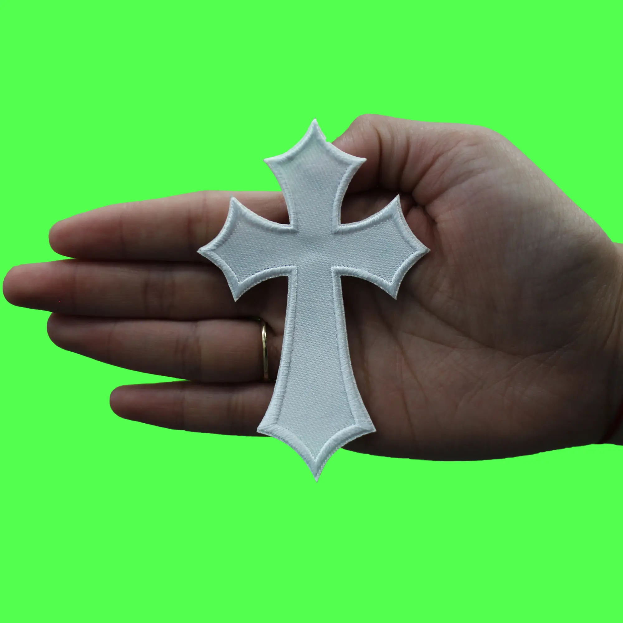 Y2k Cross Fashion Patch Aesthetic Street Wear Embroidered Iron On - Image 4