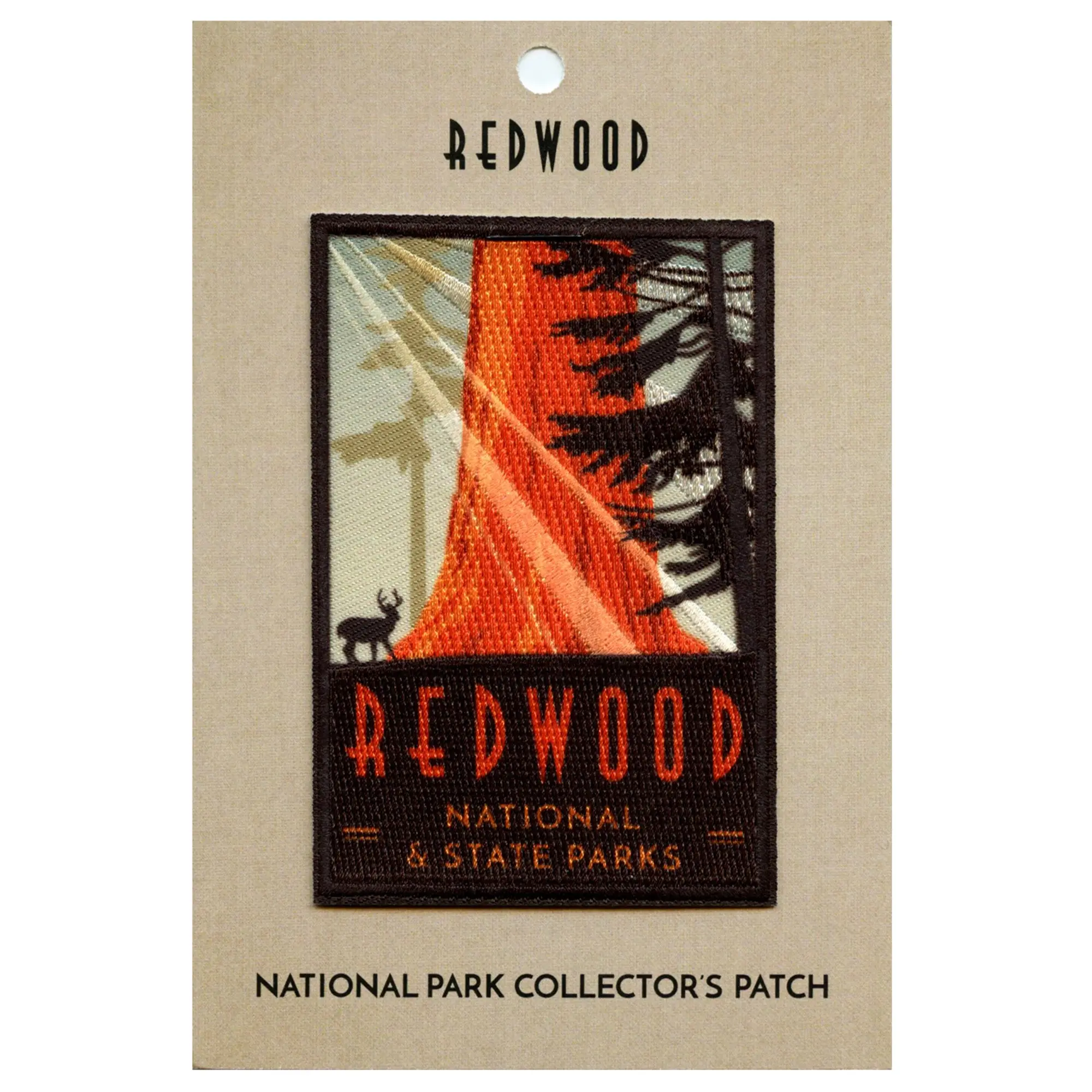 Redwood National State Park Patch California Forest Travel Sublimated Iron On - Image 2