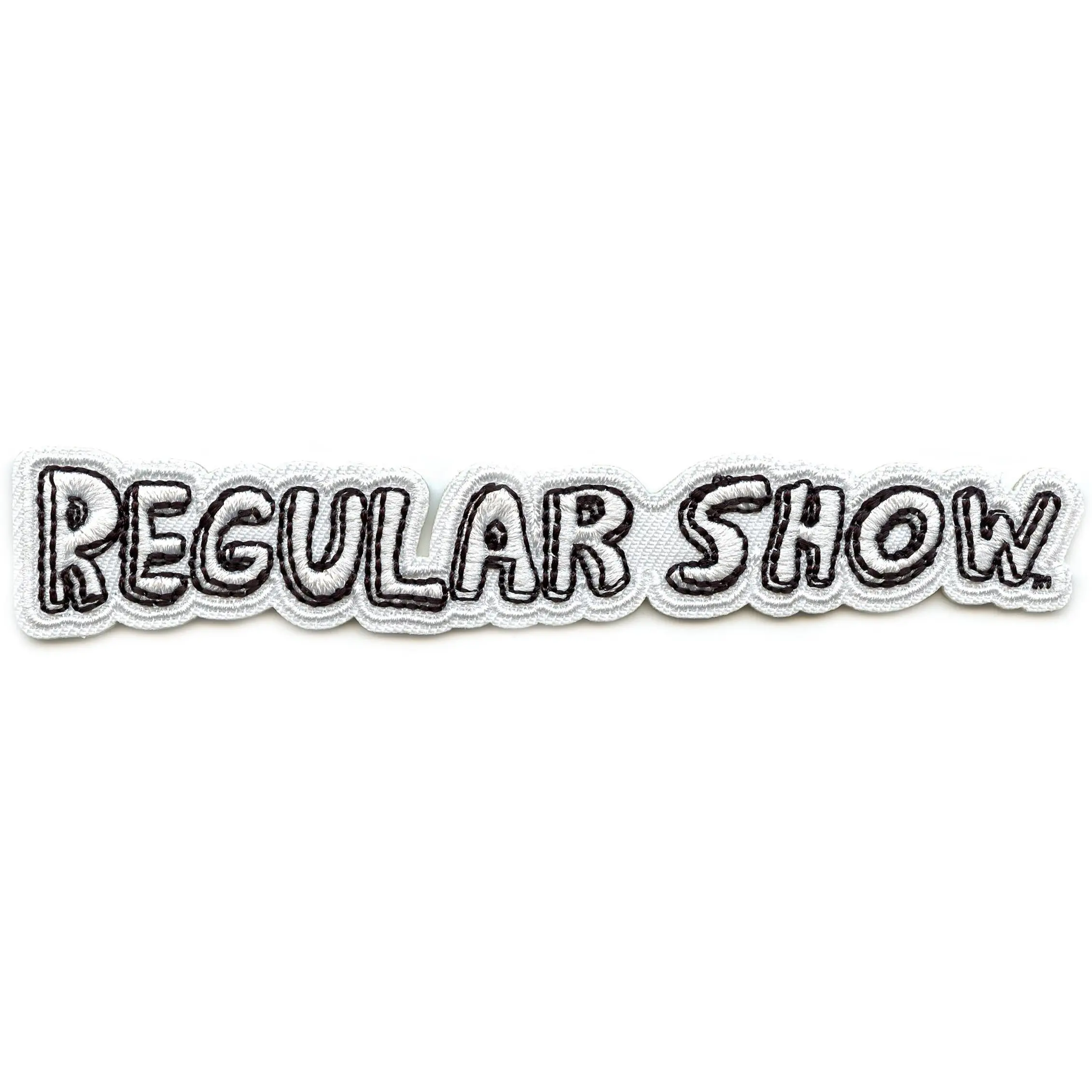 Regular Show Logo Patch Cartoon Network Animation Embroidered Iron-On