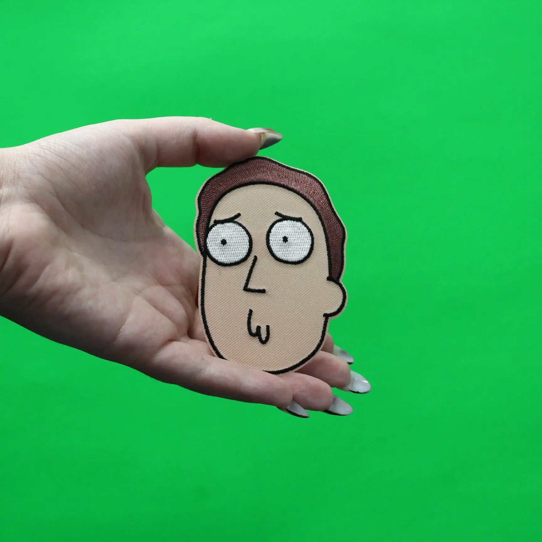 Rick And Morty Pathetic Jerry Patch Cartoon Network Animation Embroidered Iron On - Image 2