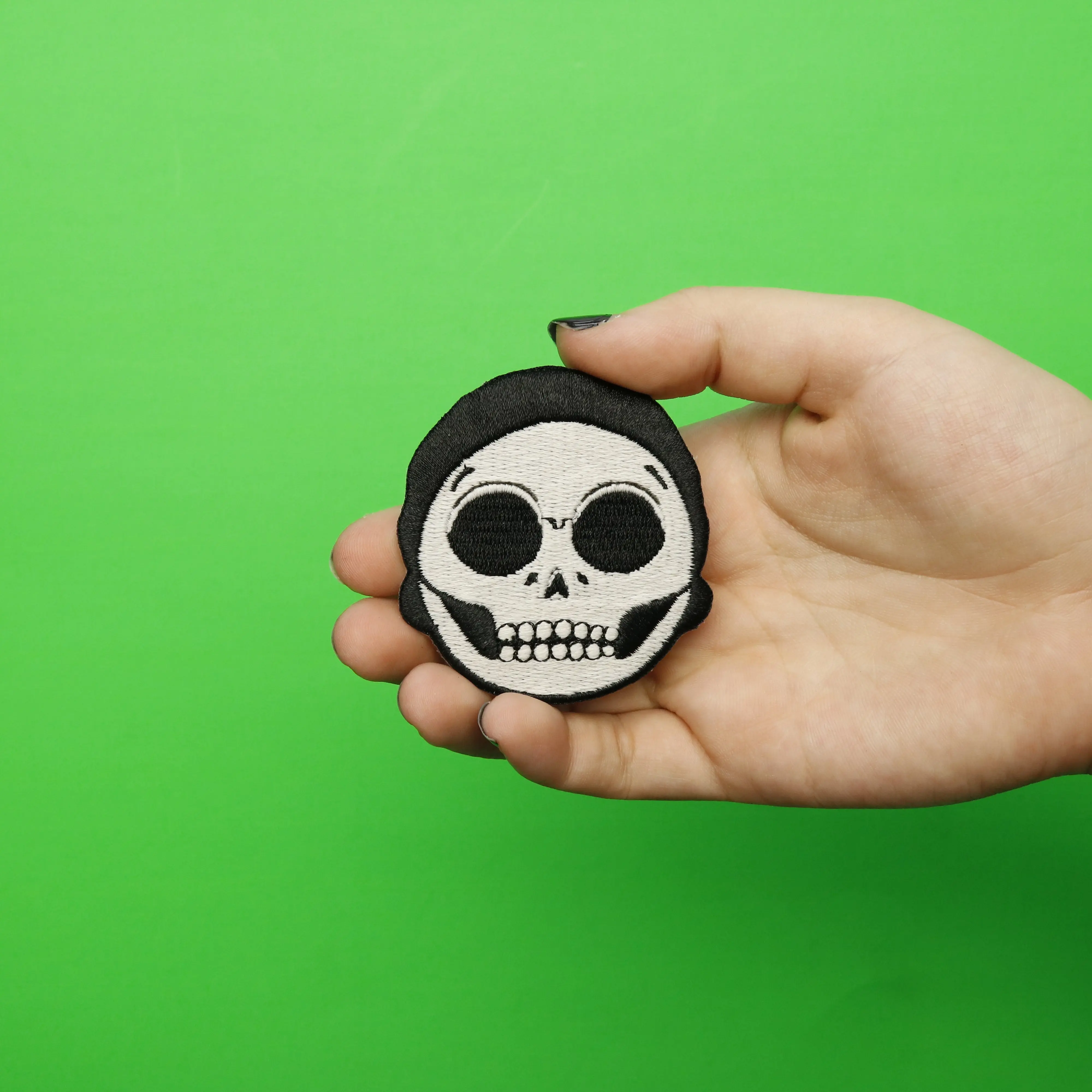 Rick and Morty Skull of Morty Embroidered Iron On Patch - Image 2