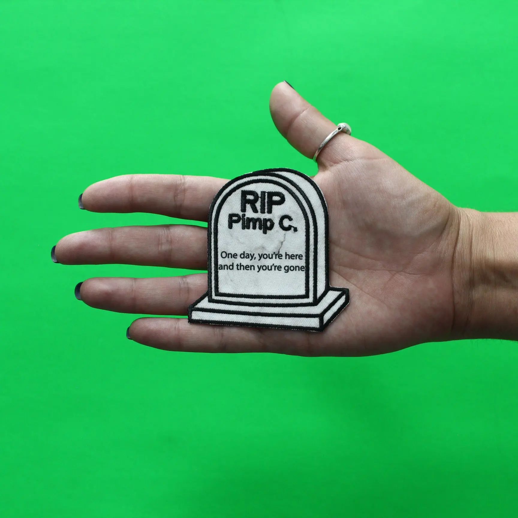 RIP Houston Artist Memorial Patch Underground Crown Rap Embroidered Iron On - Image 2