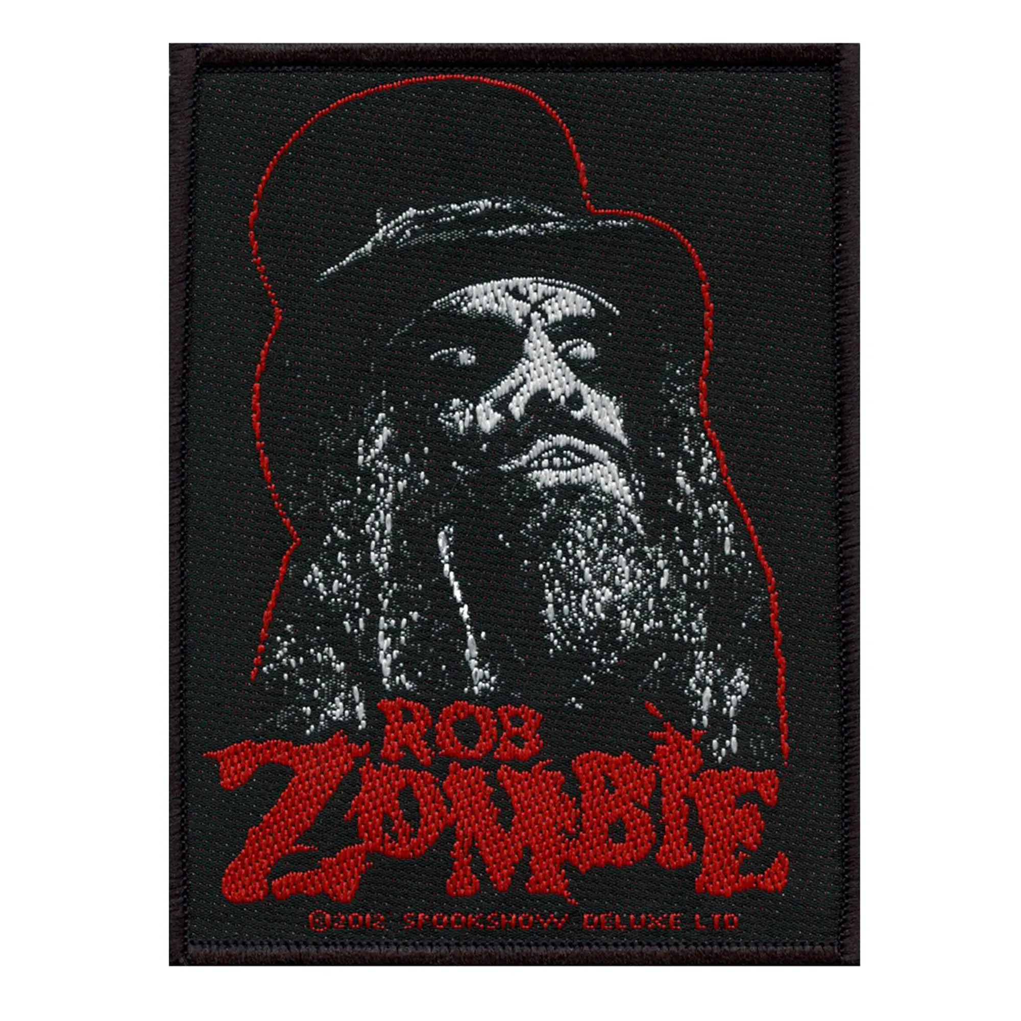 Rob Zombie Top Hat Portrait Patch Heavy Metal Rock Band Woven Sew On