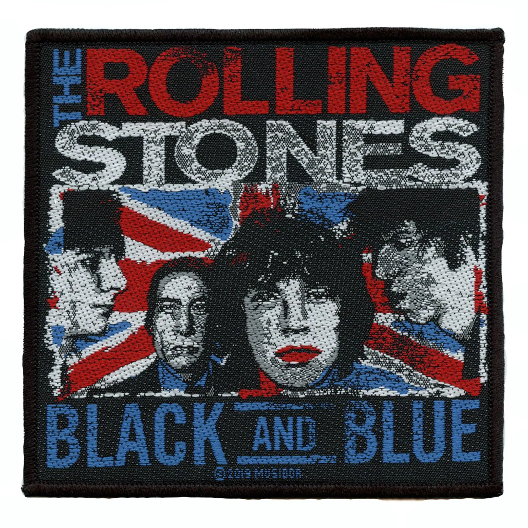 Rolling Stones Band Members Patch Faces Rock Folk Woven Sew On