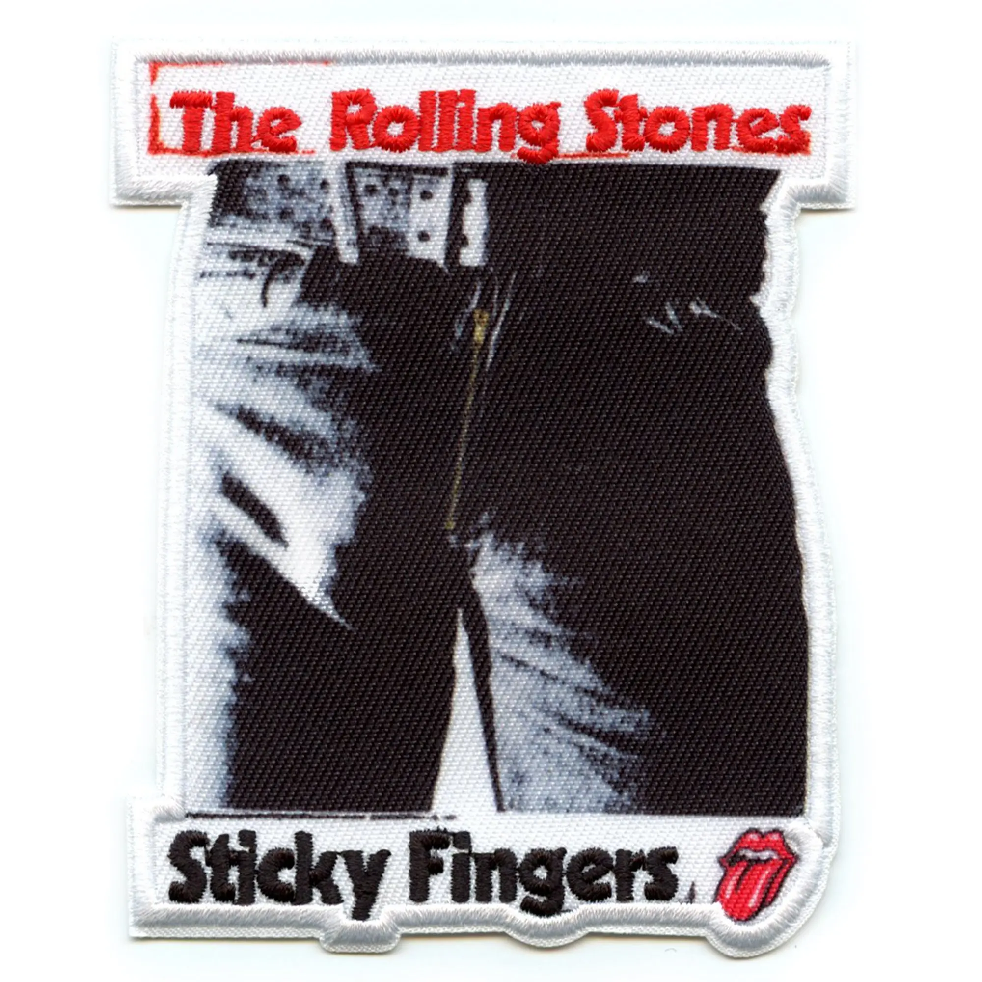 Rolling Stones Sticky Fingers Patch Tongue Mick Jagger Sublimated Embroidered Iron On