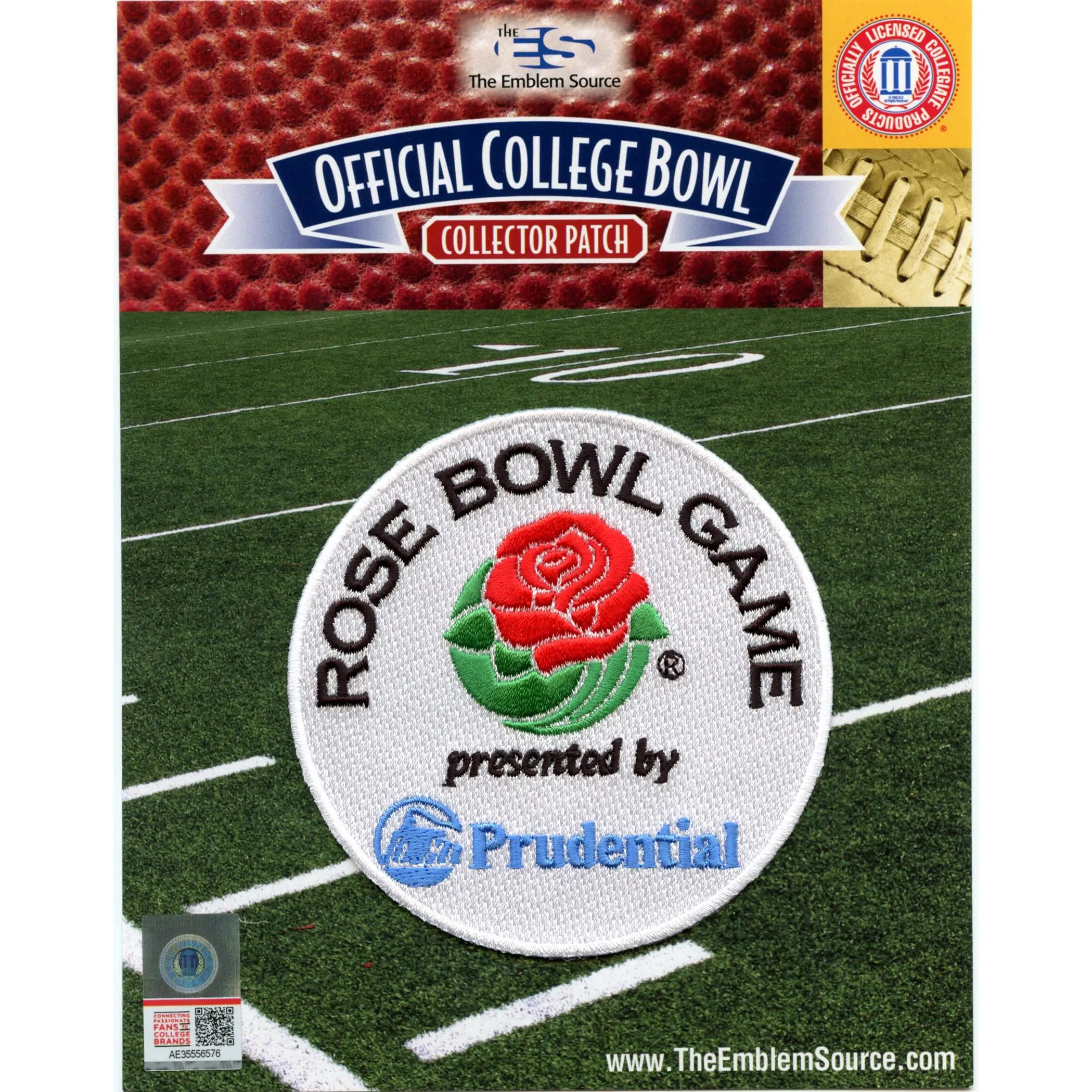 Rose Bowl National Championship Prudential Jersey Patch Indiana Alabama 2026