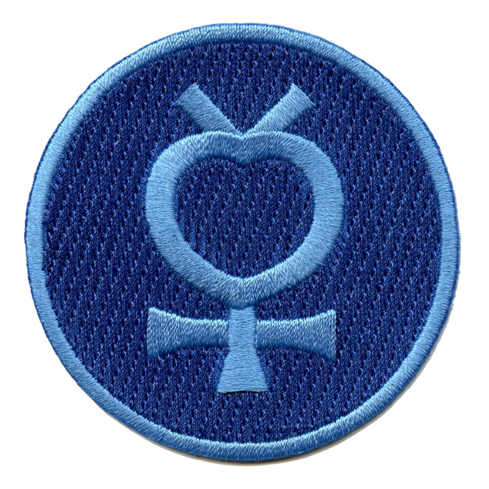 Anime Sailor Moon: Sailor Mercury Icon Embroidered Iron On Patch