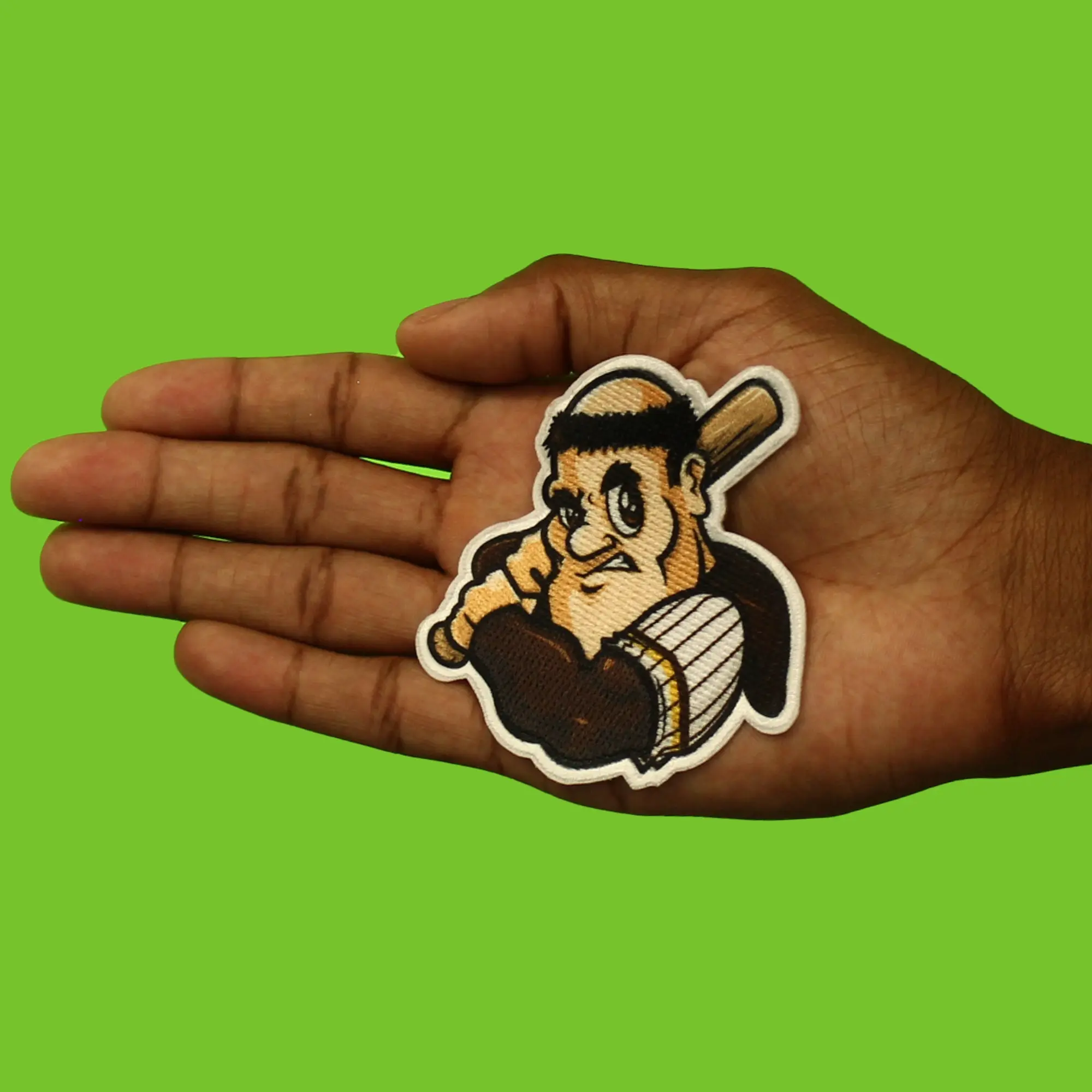 Friar Tuck San Diego Mascot Patch Baseball Parody Embroidery Iron On - Image 2