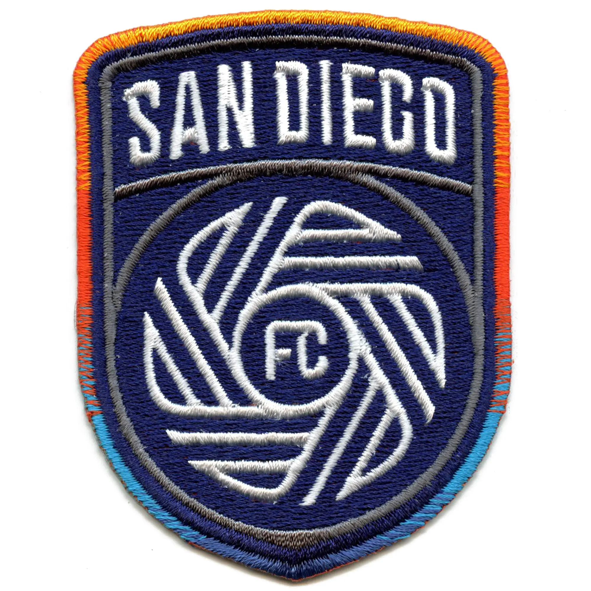 San Diego FC Primary MLS Jersey Sleeve Patch Embroidered Iron On - Image 2