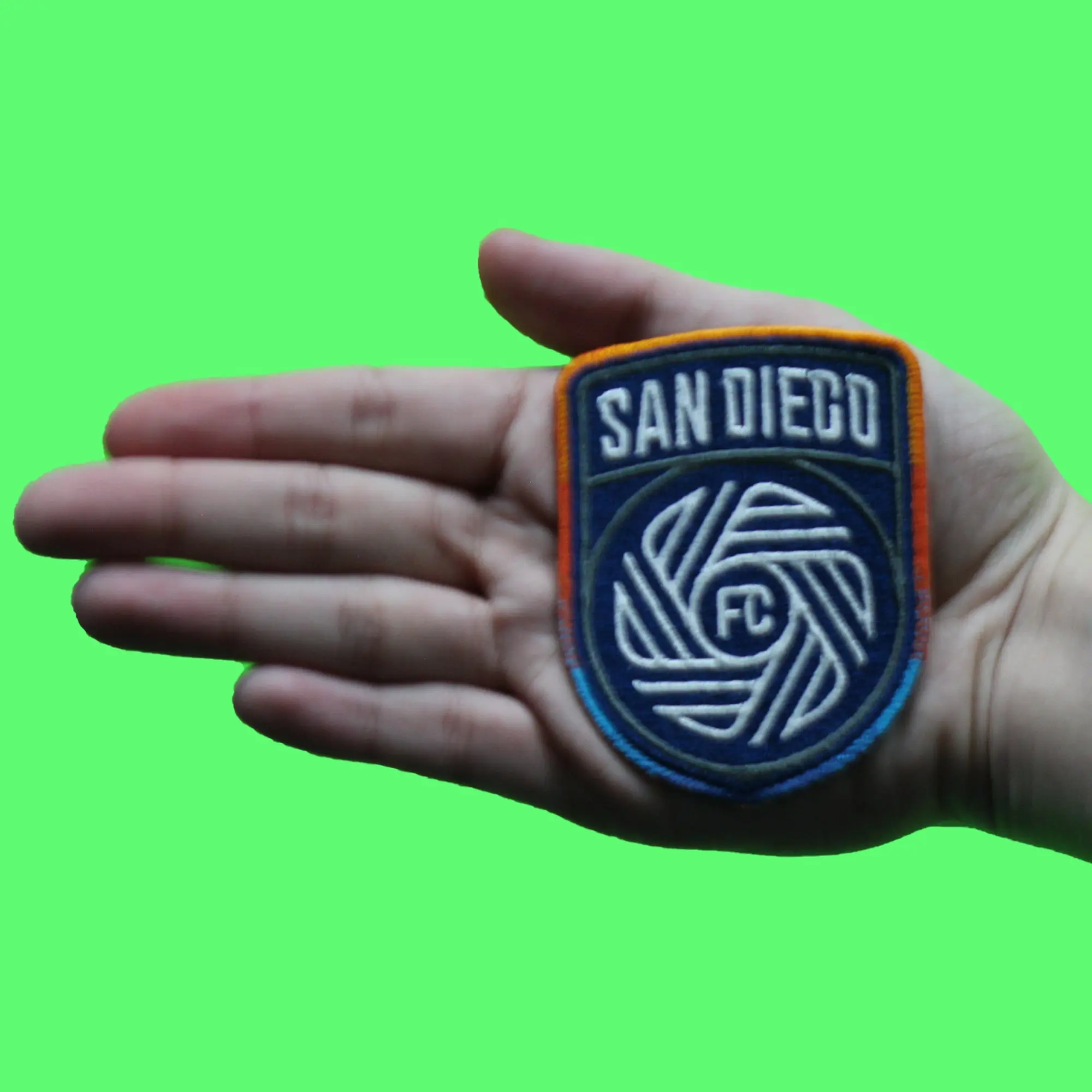 San Diego FC Primary MLS Jersey Sleeve Patch Embroidered Iron On - Image 3