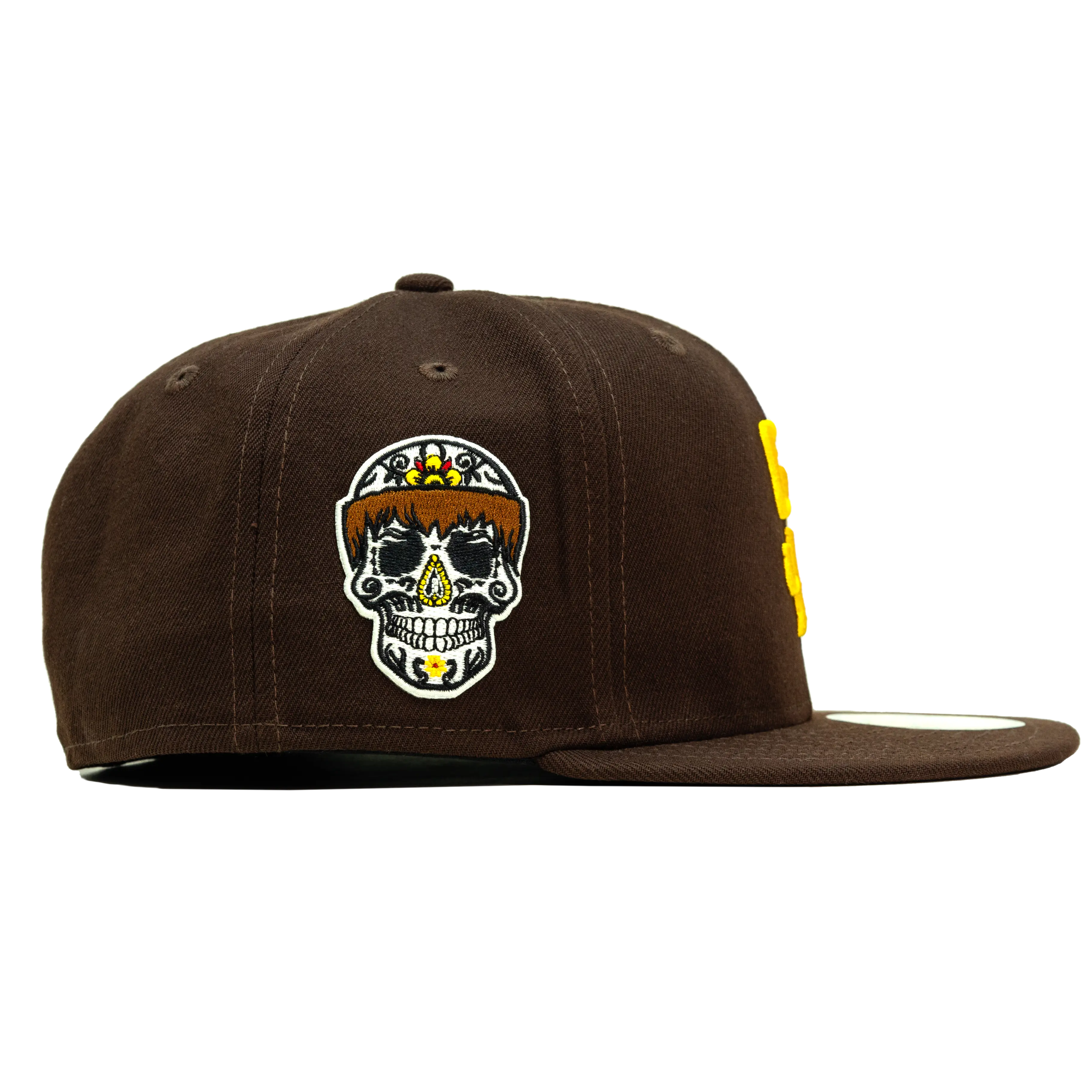 San Diego Padres Custom Hat SLAM DIEGO Sugar Skull Friar Tuck Edition - Image 2