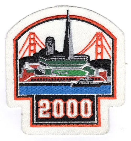 San Francisco Giants Inaugural Season of At&t Park Patch (2000)